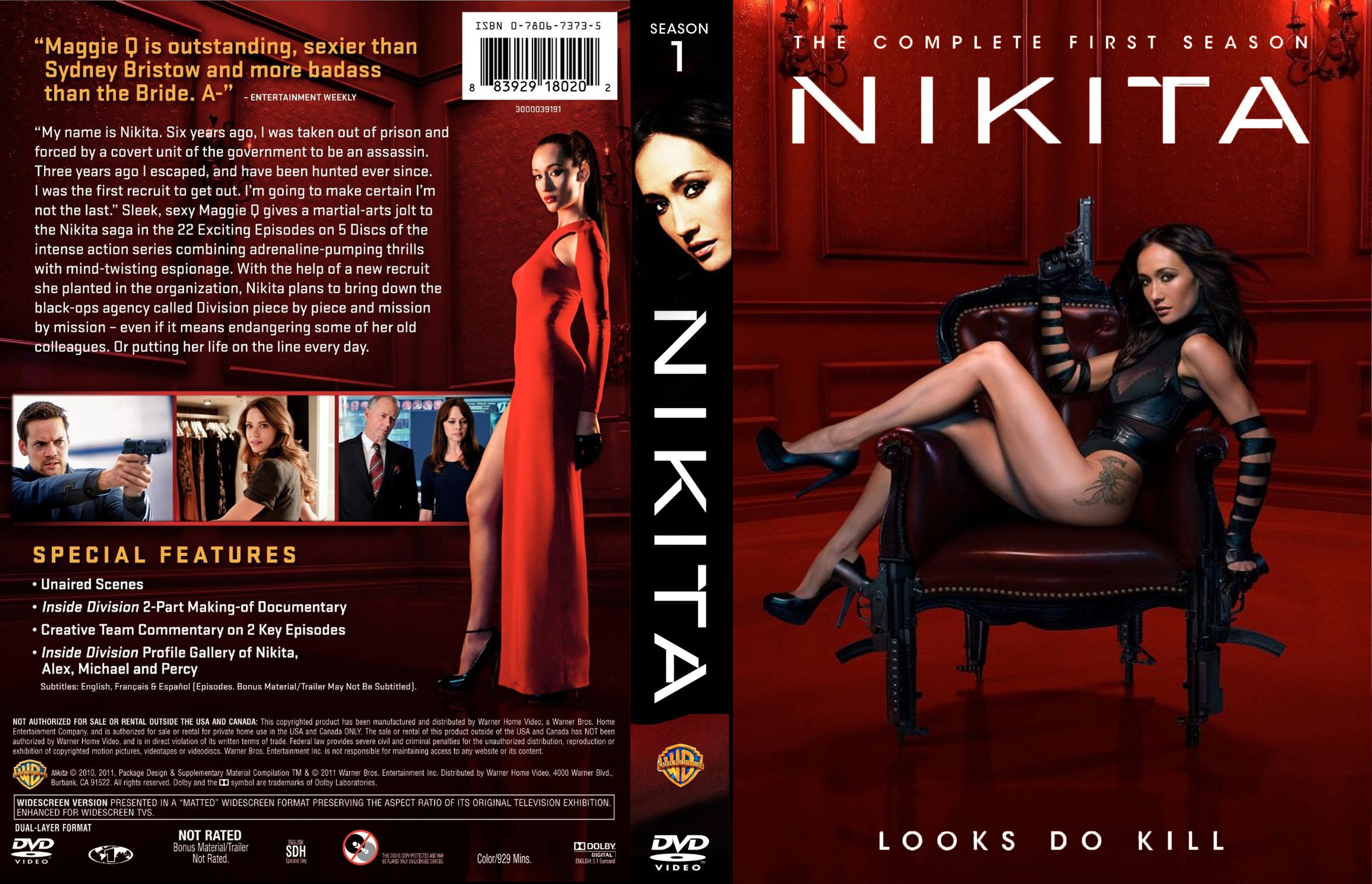 COVERS BOX SK Nikita 2010 Season 1 High Quality DVD Blueray