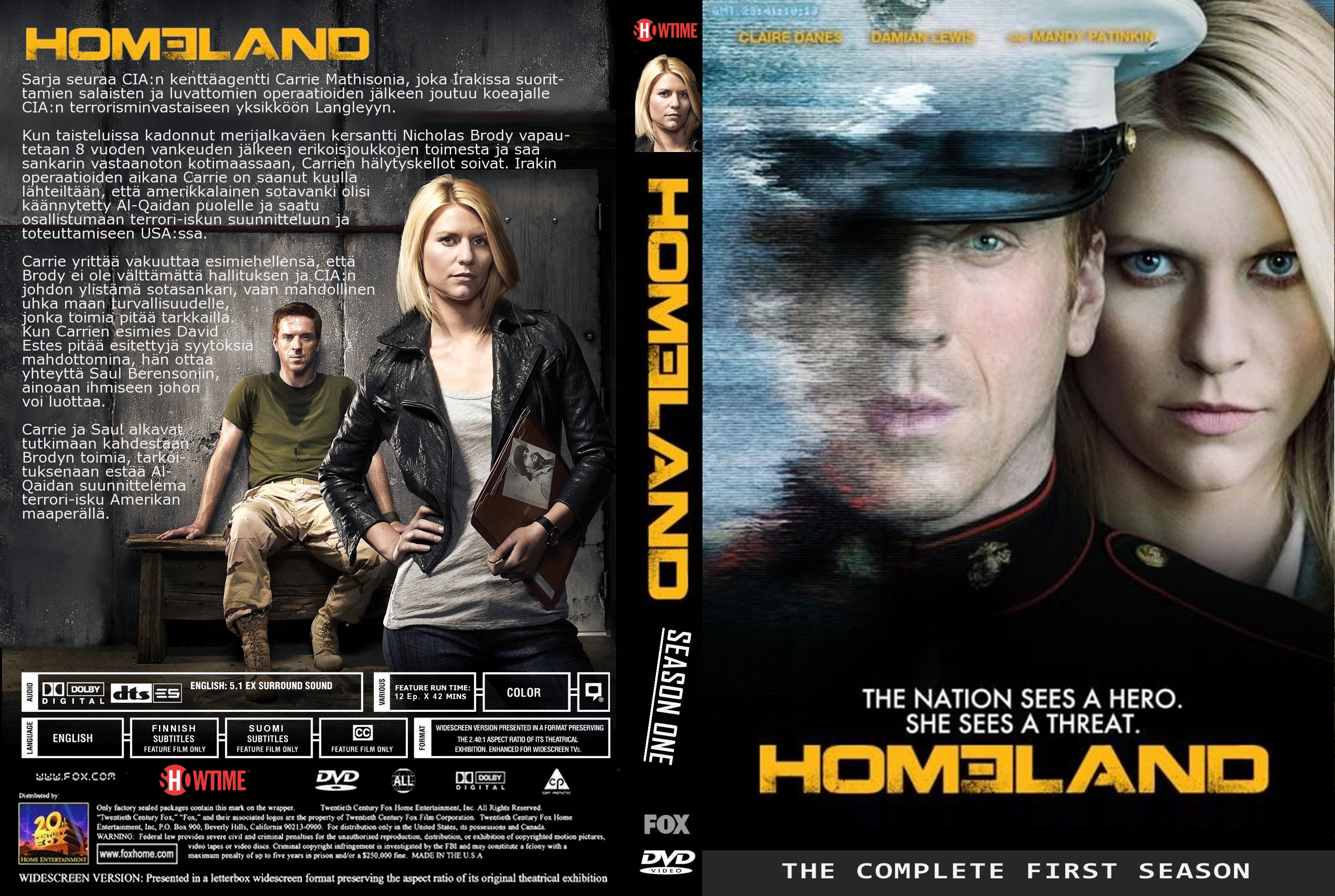 Amazoncom: Homeland: Season 1 Blu-ray: Movies TV