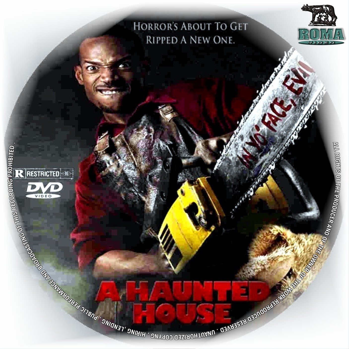 a haunted house movie dvd cover
