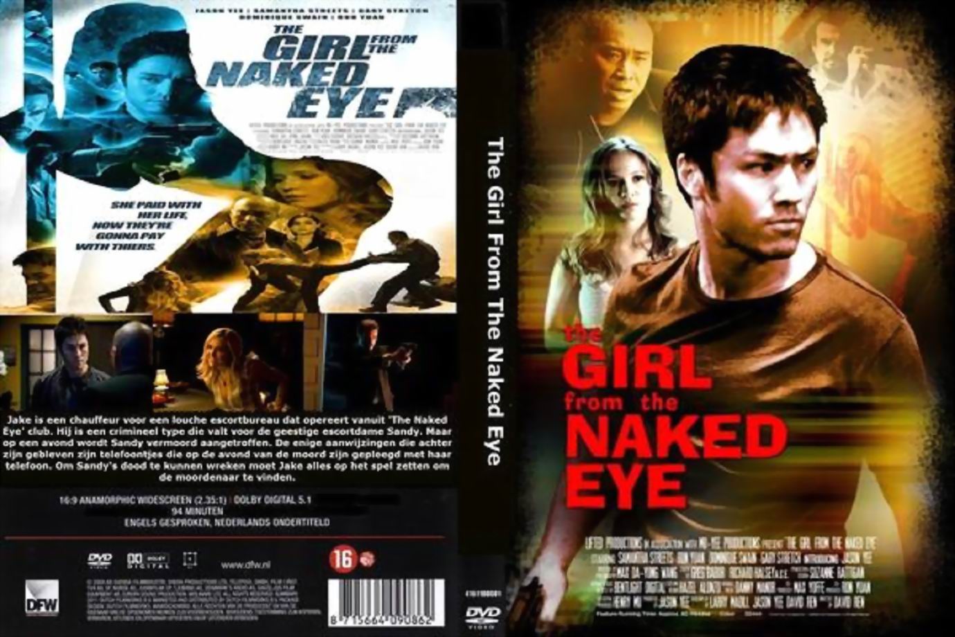 Covers Box Sk The Girl From The Naked Eye High Quality Dvd
