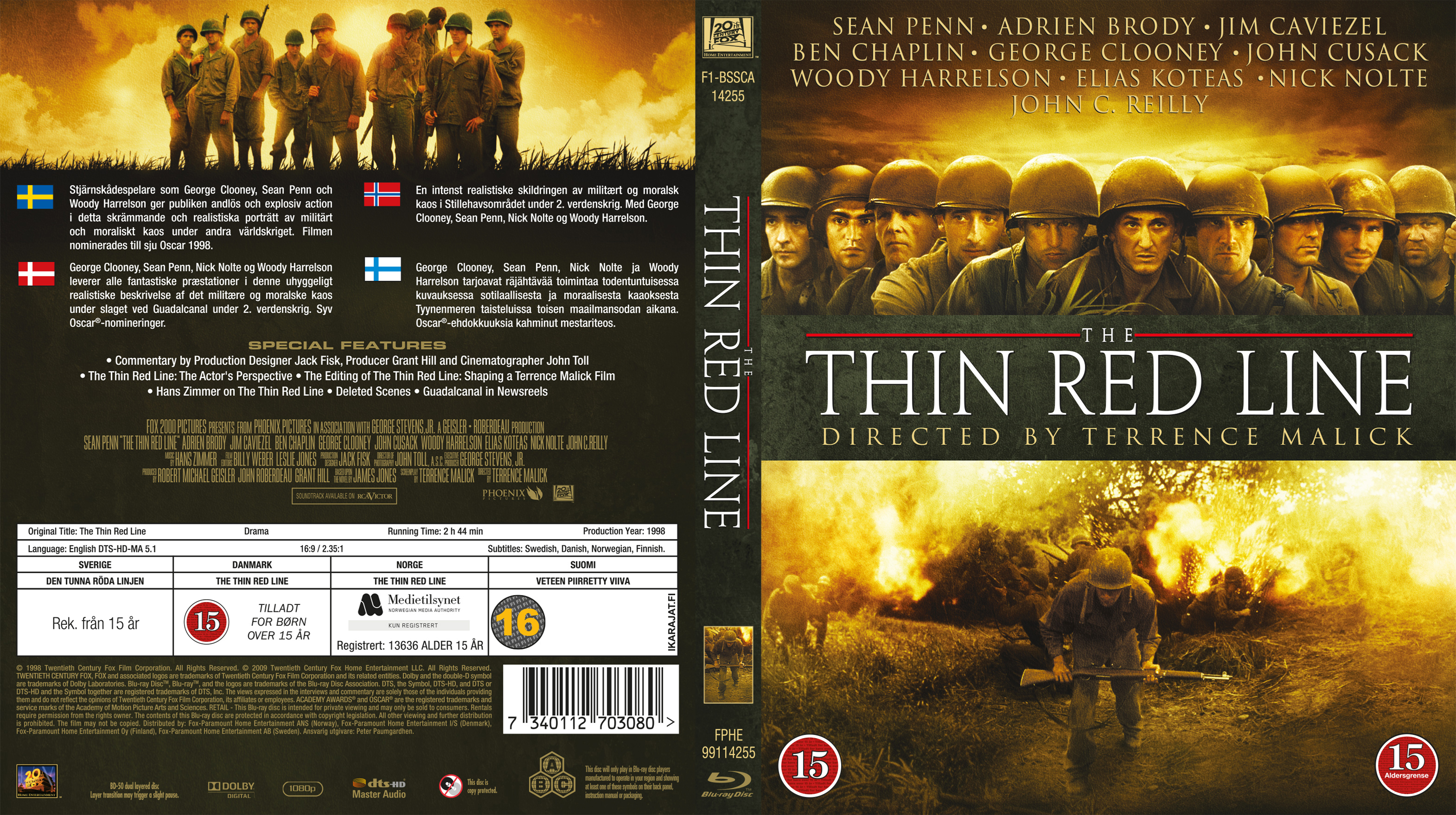 Hammer fossil Catena COVERS.BOX.SK ::: The Thin Red Line - Nordic - Blu-Ray (1998) - high  quality DVD / Blueray / Movie