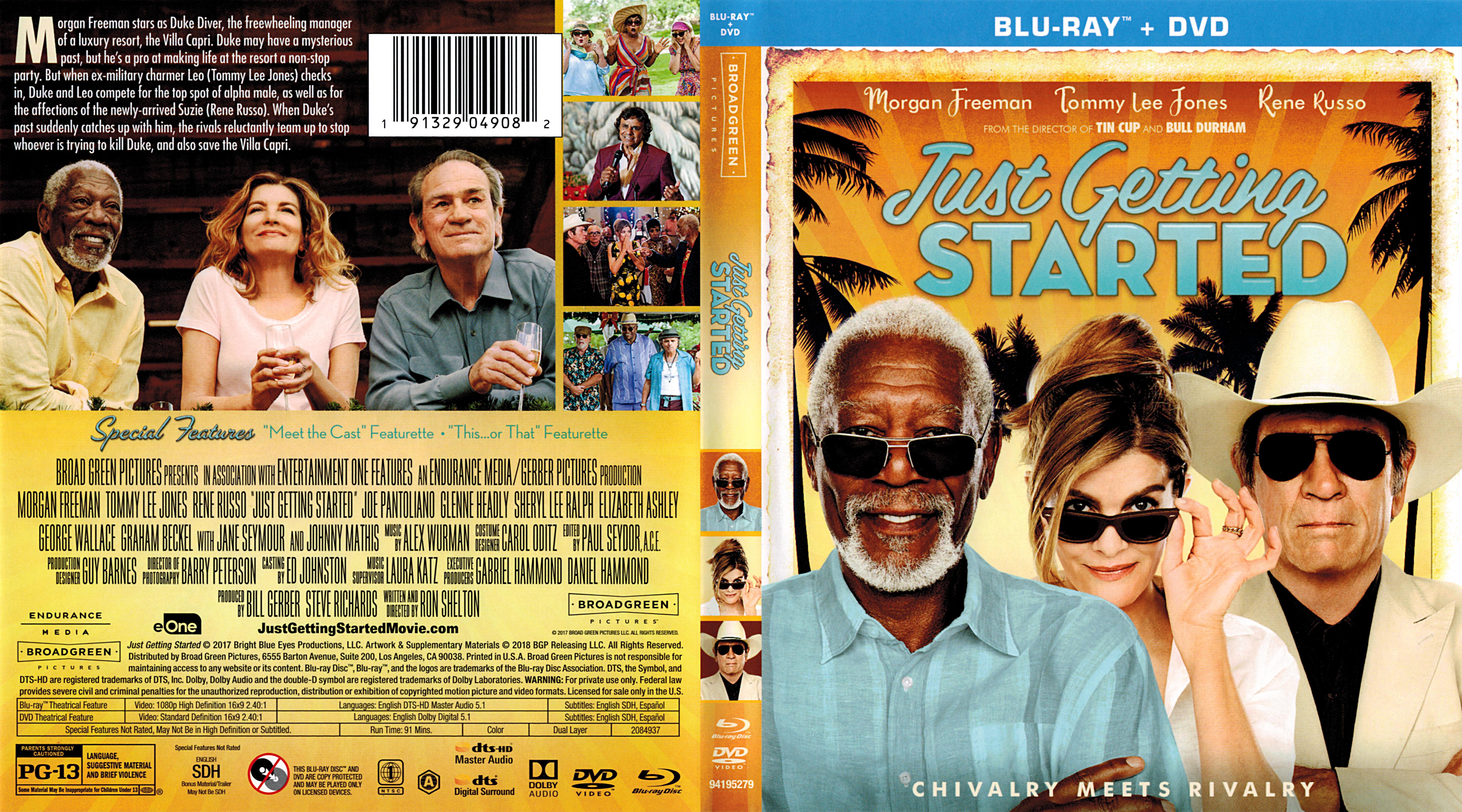 COVERS.BOX.SK ::: Just Getting Started (2017) R1 - high quality DVD /  Blueray / Movie