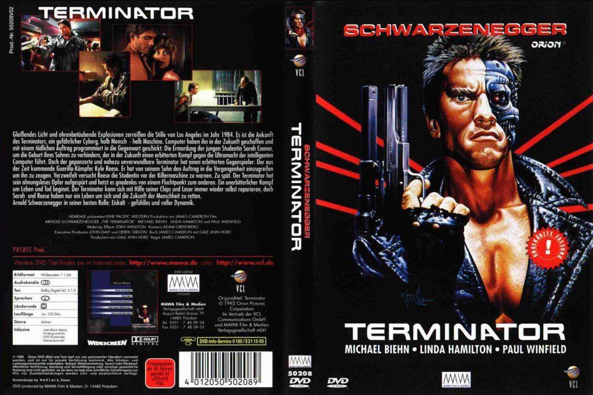 regimiento Norma vocal COVERS.BOX.SK ::: Terminator, The (1984) - high quality DVD / Blueray /  Movie