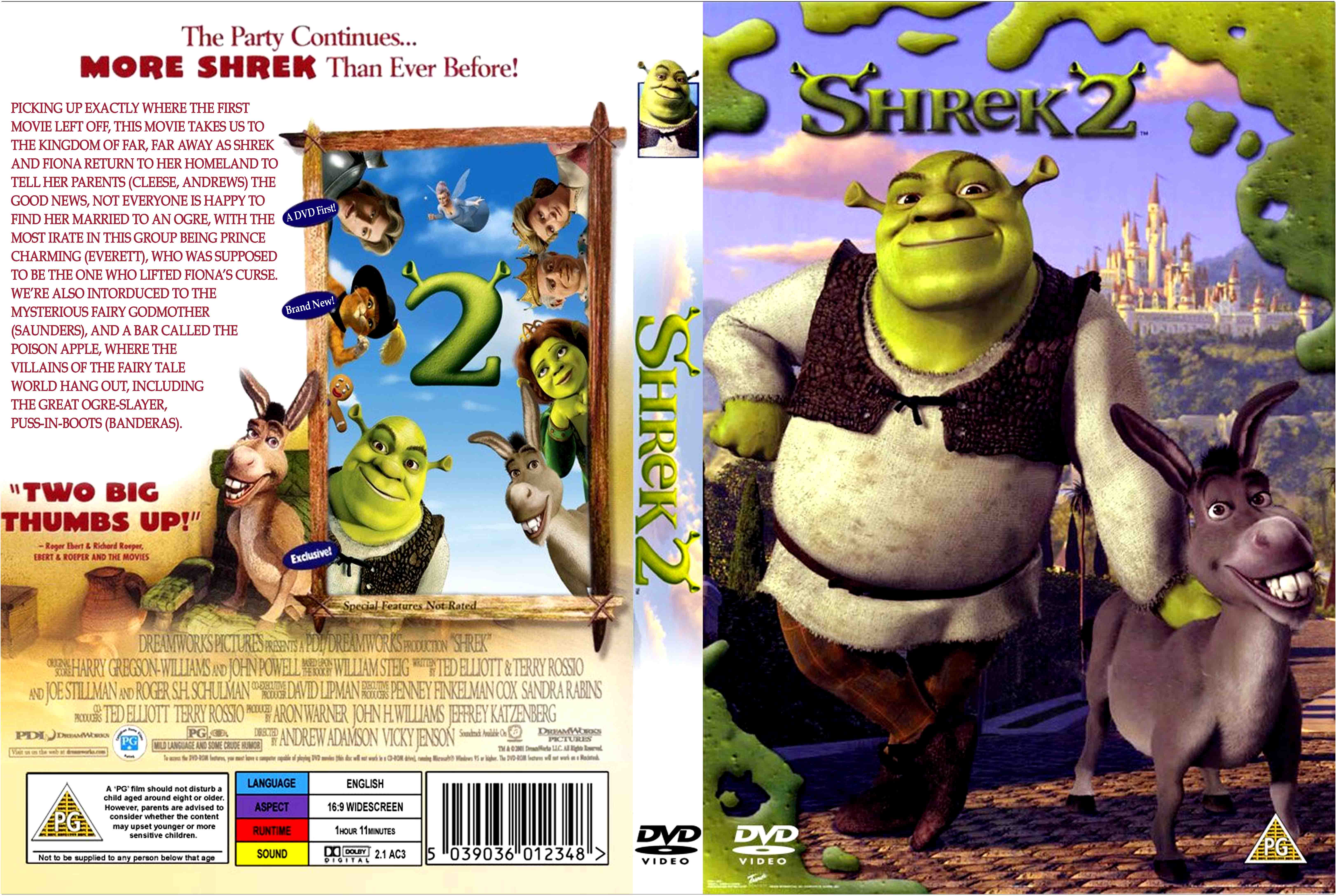 COVERS.BOX.SK ::: Shrek 2 (2004) - high quality DVD / Blueray / Movie