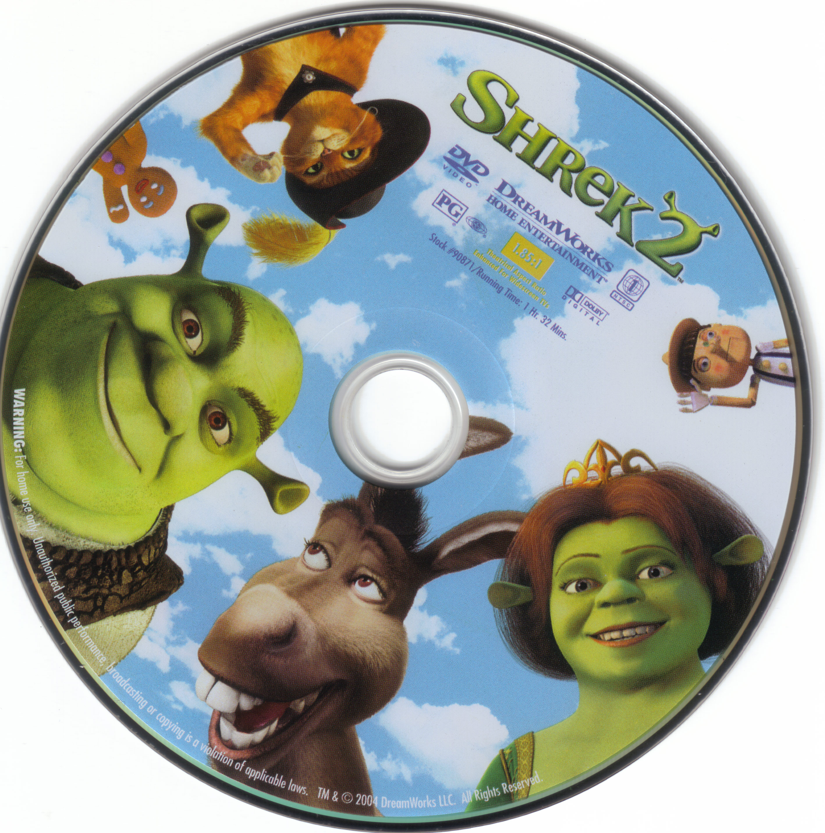 Covers Box Sk Shrek 2 2004 High Quality Dvd Blueray Movie