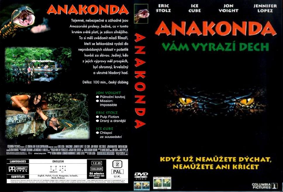 Covers Box Sk Anaconda 1997 High Quality Dvd Blueray Movie