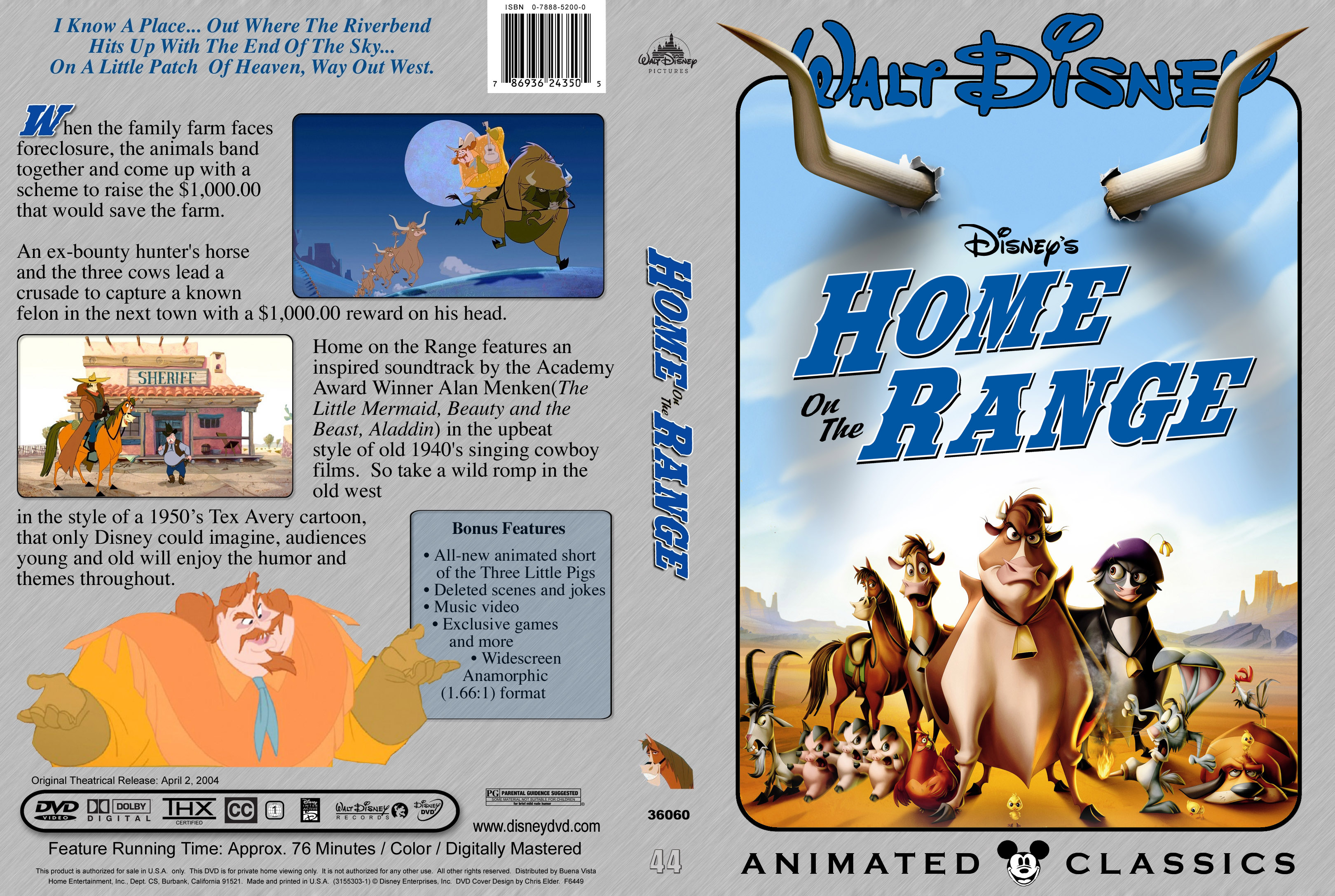 Home on the Range (2004) - front back.