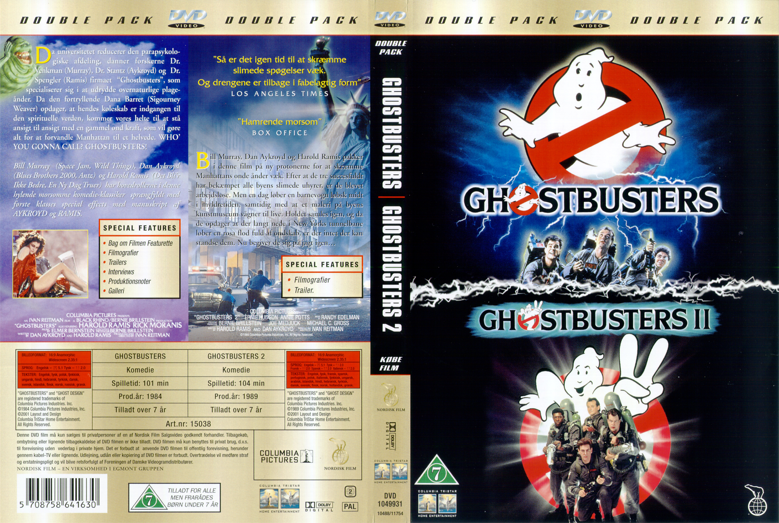 Ghostbusters Dvd Cover