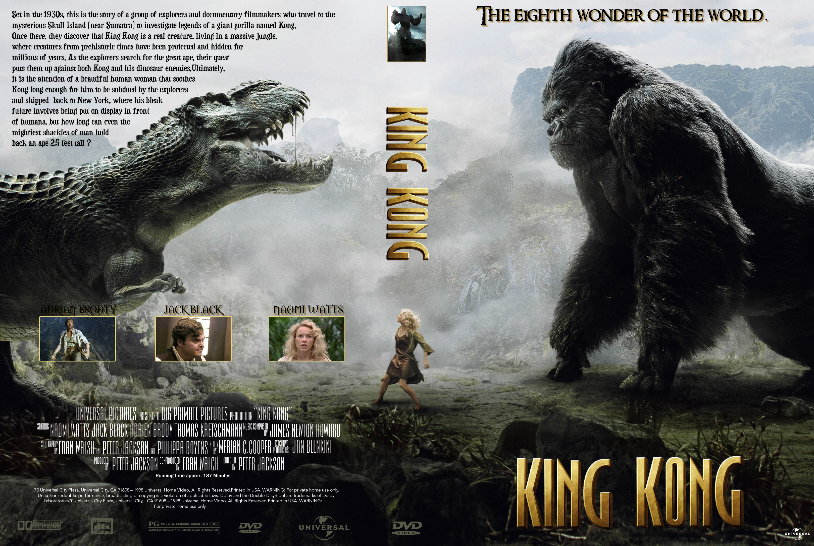 COVERS.BOX.SK ::: king kong 2005 - high quality DVD / Blueray / Movie.