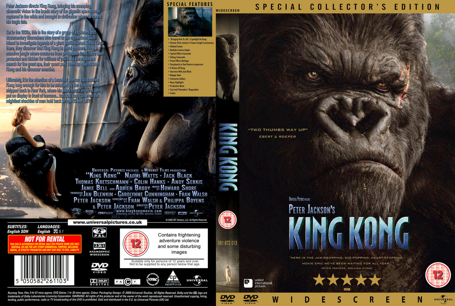 king kong 2005 widescreen - front.