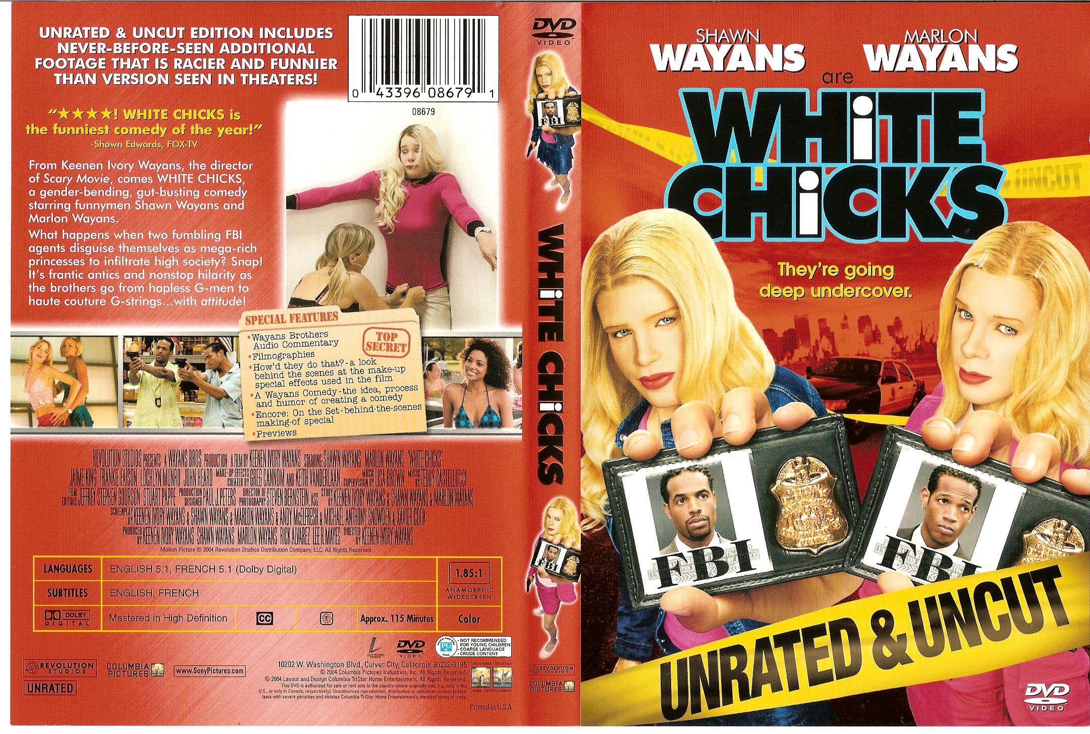 White Chicks [New DVD] Ac-3/Dolby Digital, Dolby, Dubbed