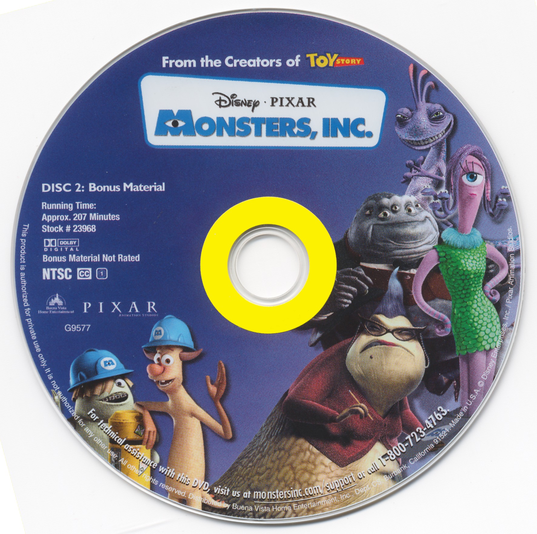 Monsters Inc 2 Dvd