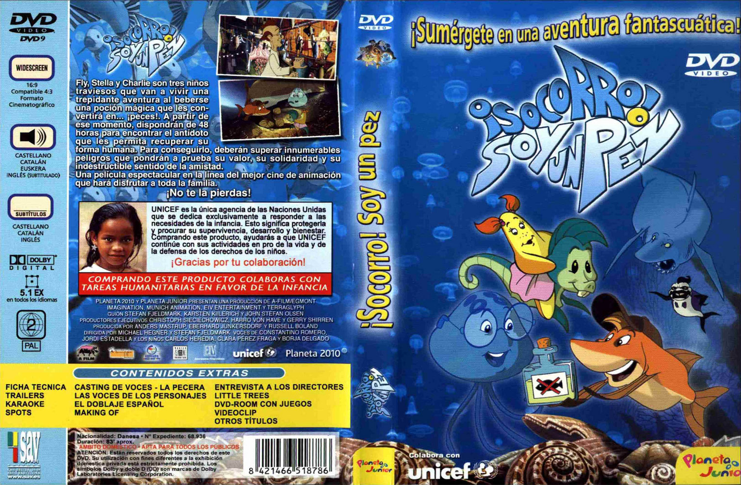 COVERS.BOX.SK ::: help i am a fish - high quality DVD / Blueray