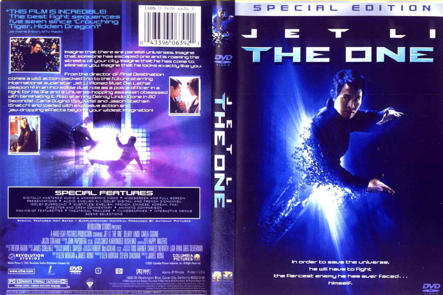  ::: jet li the one special edition - high quality DVD /  Blueray / Movie