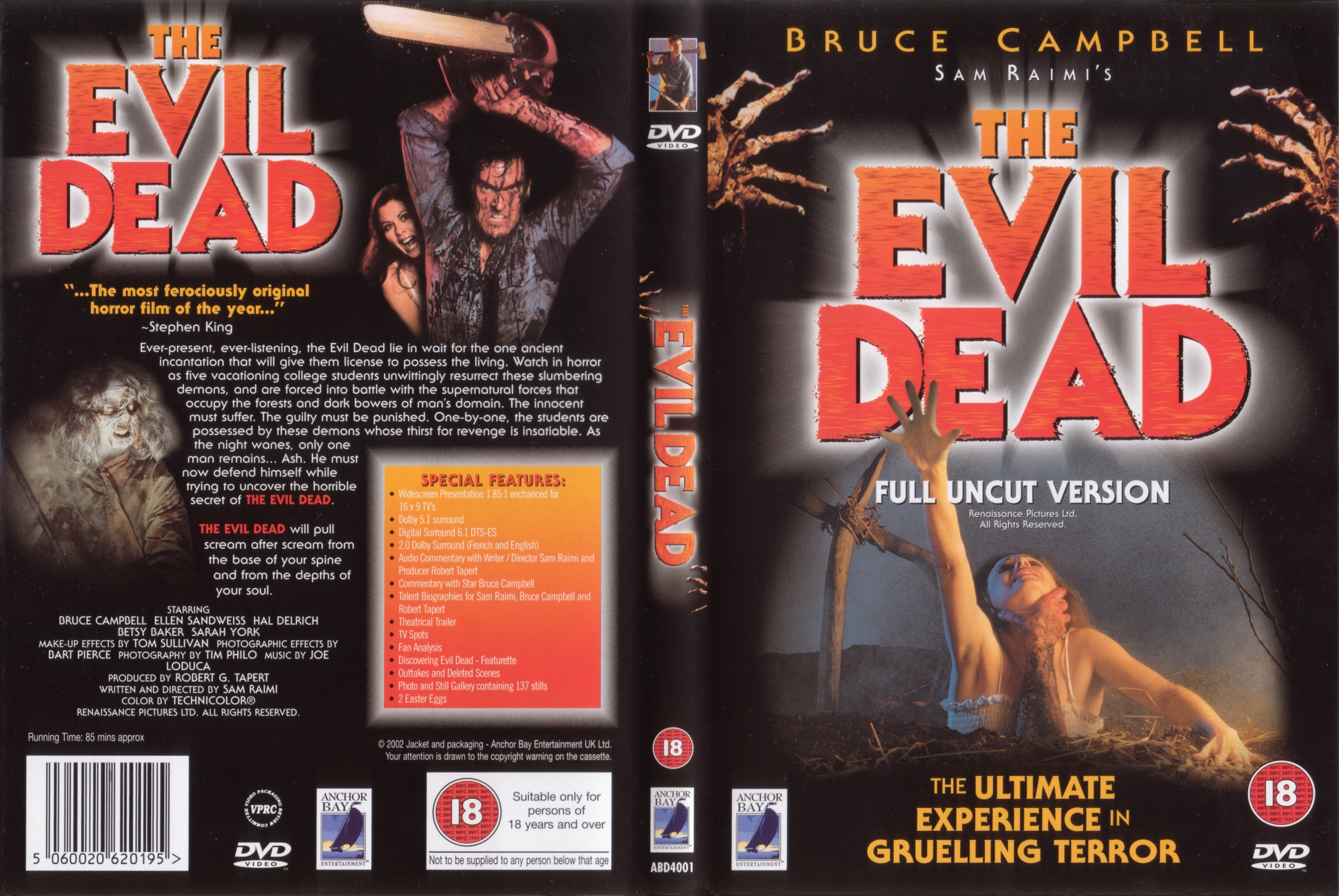 The Evil Dead - DVD Cover Art Brazil : LW Editora : Free Download, Borrow,  and Streaming : Internet Archive