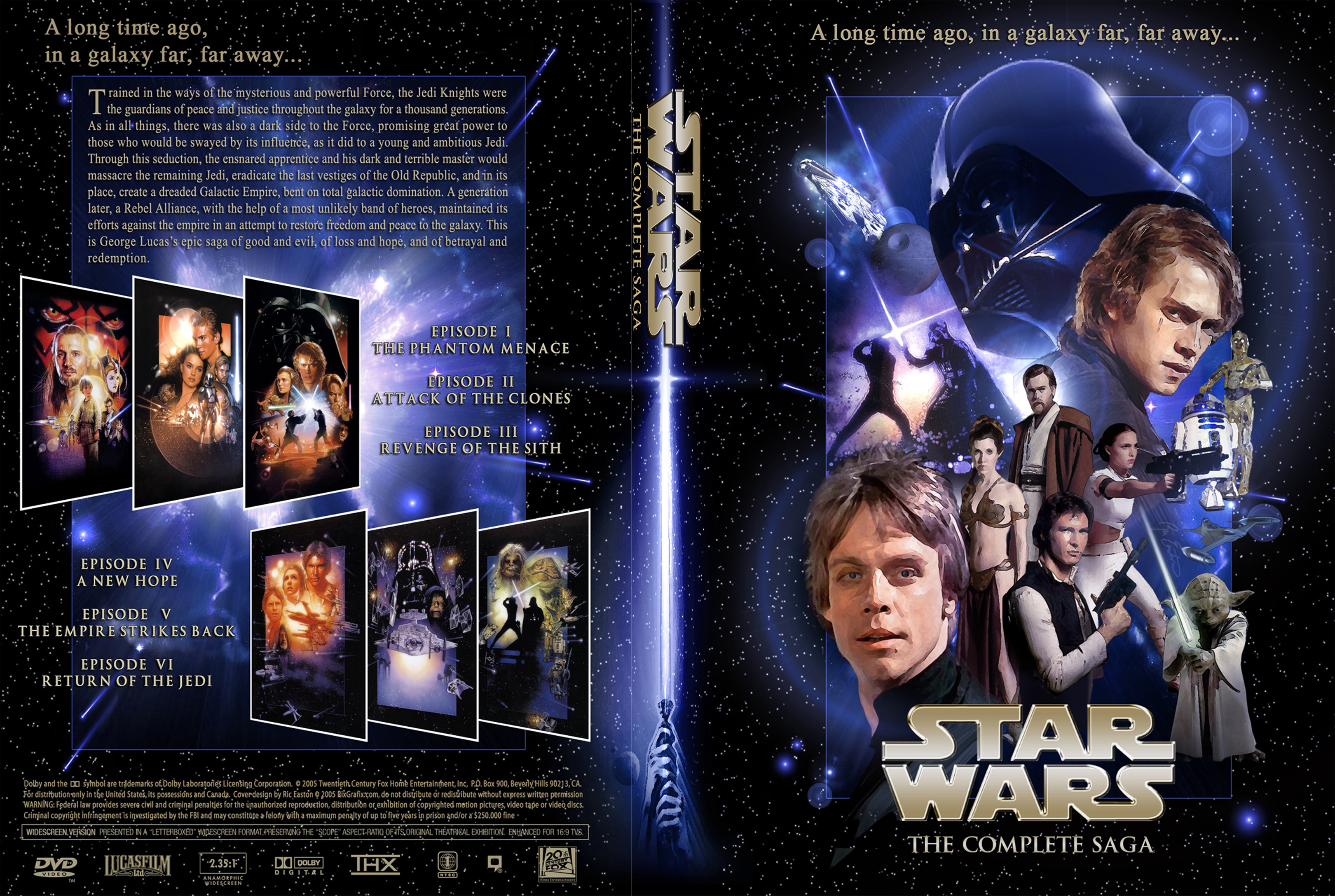 star wars dvd box set all 6 movies