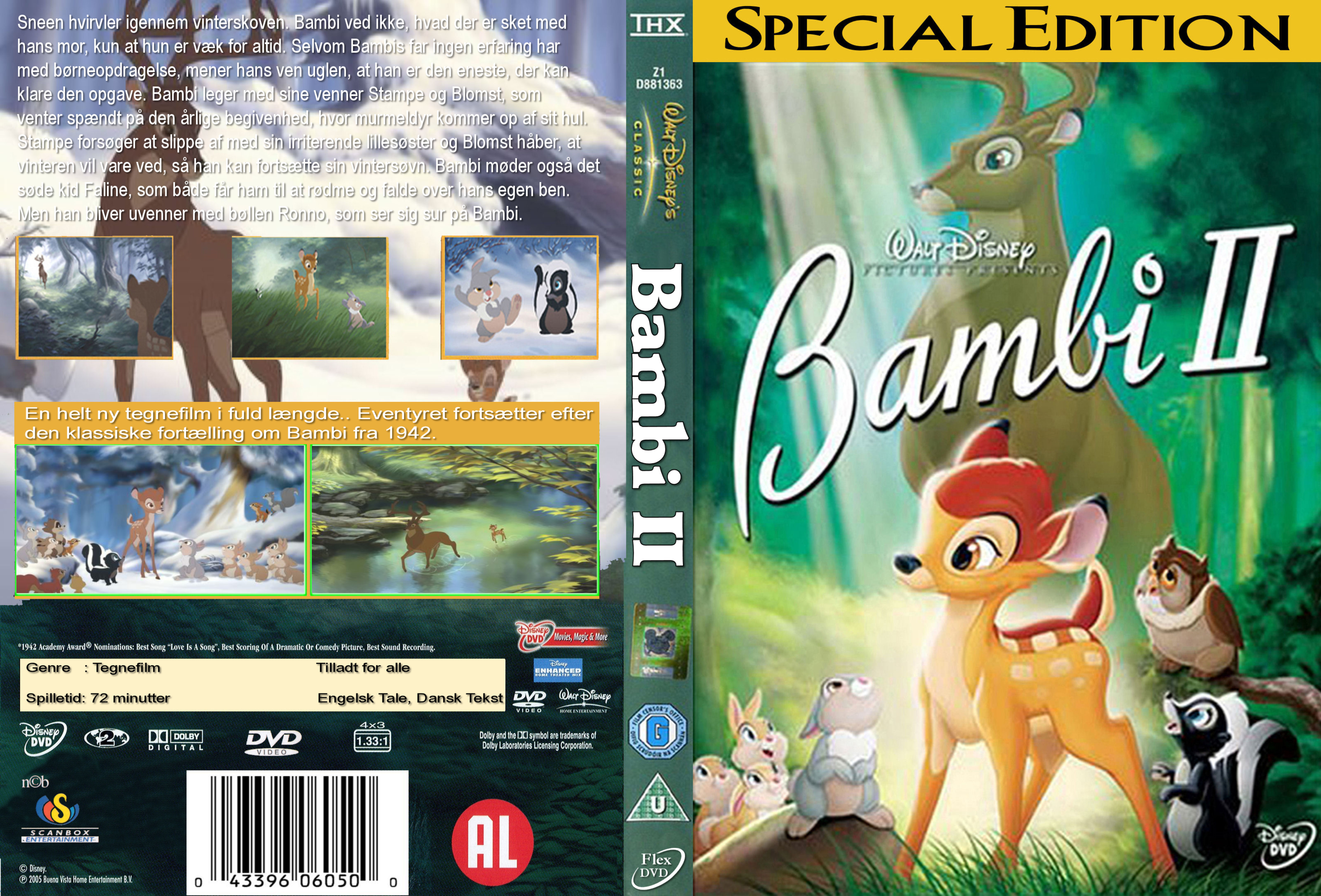 Covers Box Sk Bambi 2 High Quality Dvd Blueray Movie