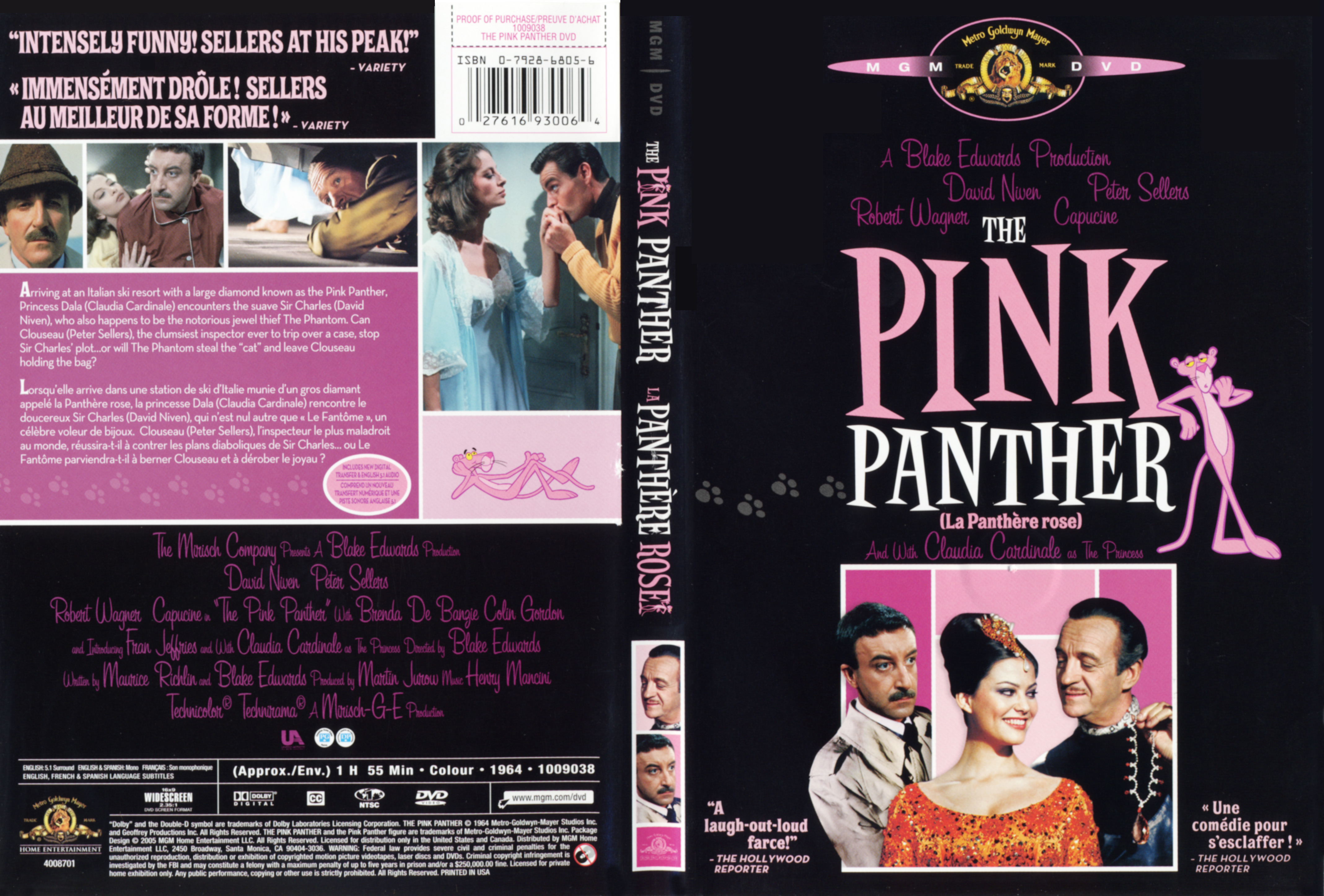 The Pink Panther Dvd Cover