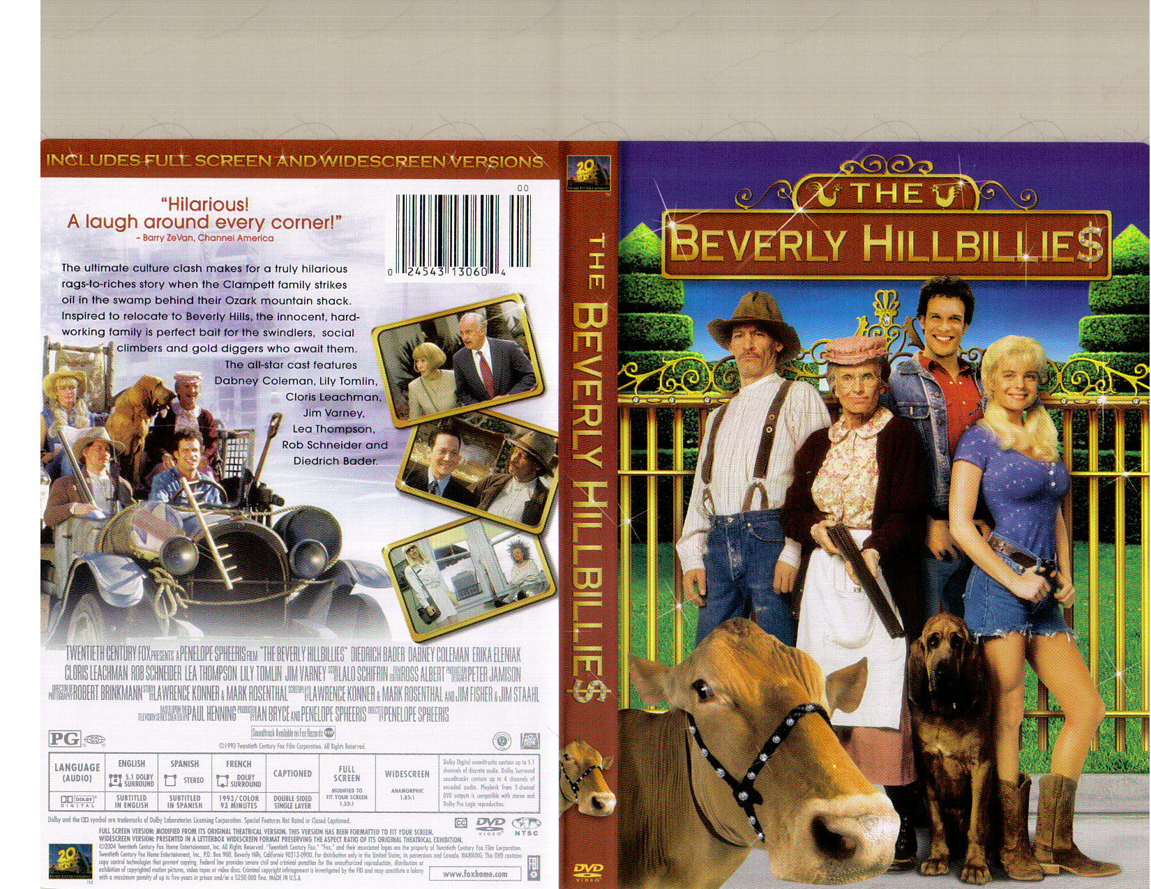 Beverly Hillbillies, The (1993) - front back.