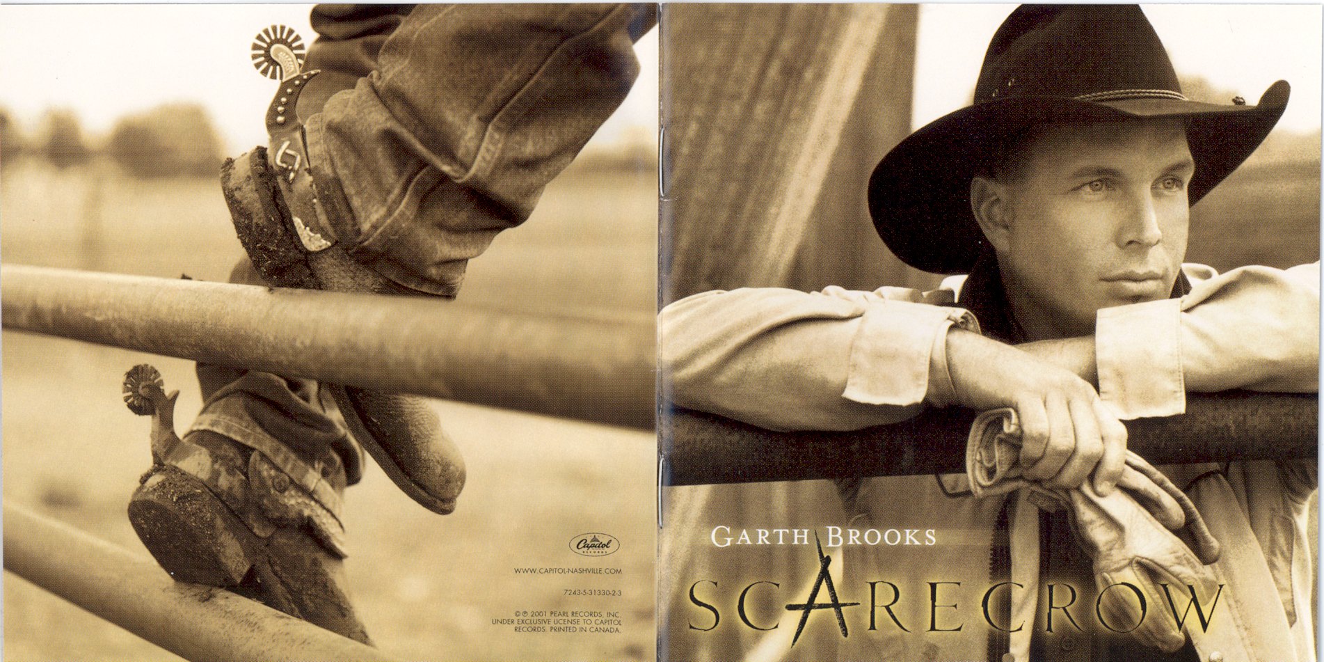 Garth Brooks - Scarecrow - front.