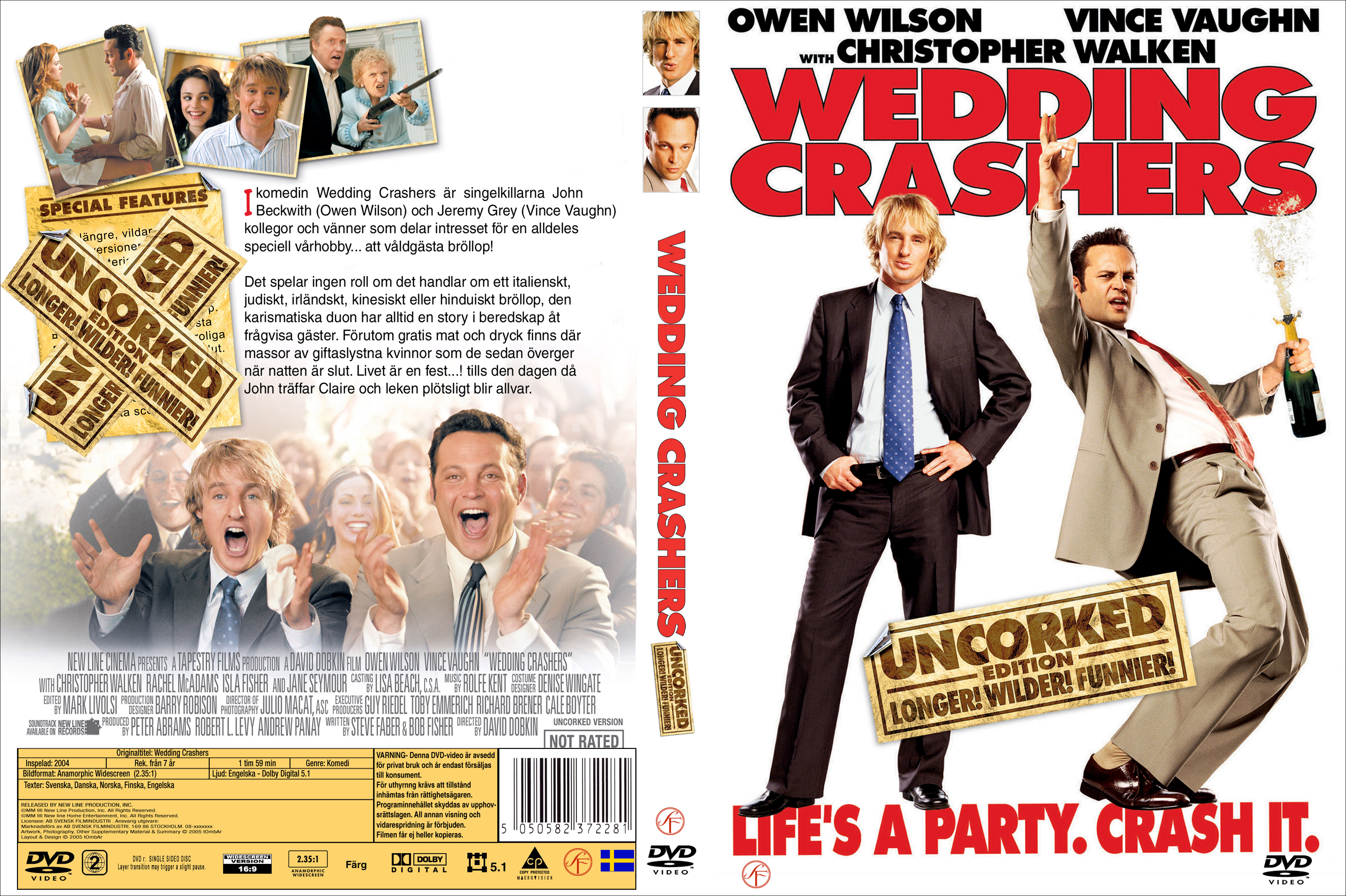 Wedding Crashers, The (2005) - front back.