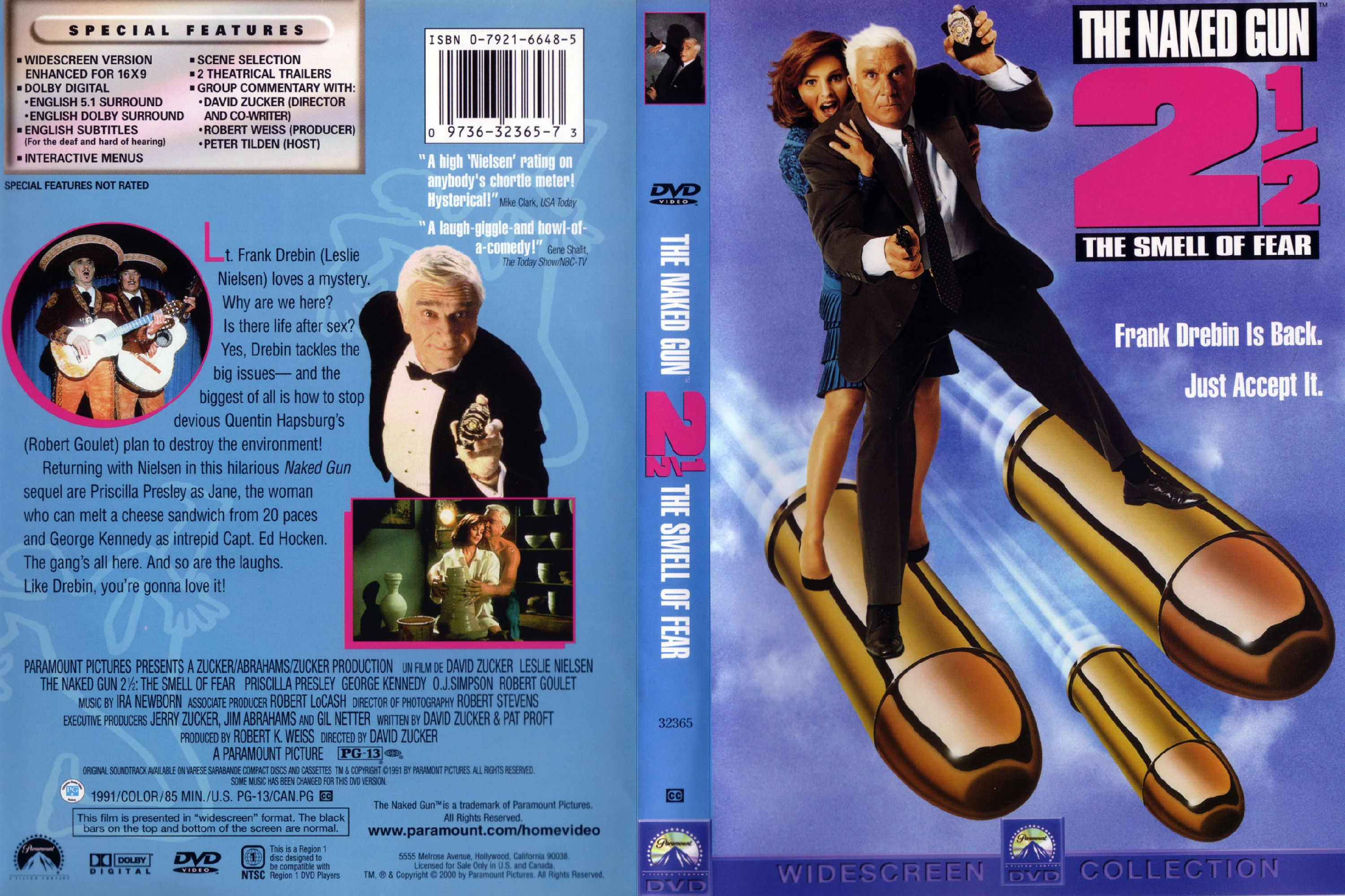 The Naked Gun 2 1/2: The Smell of Fear (DVD, 2000 