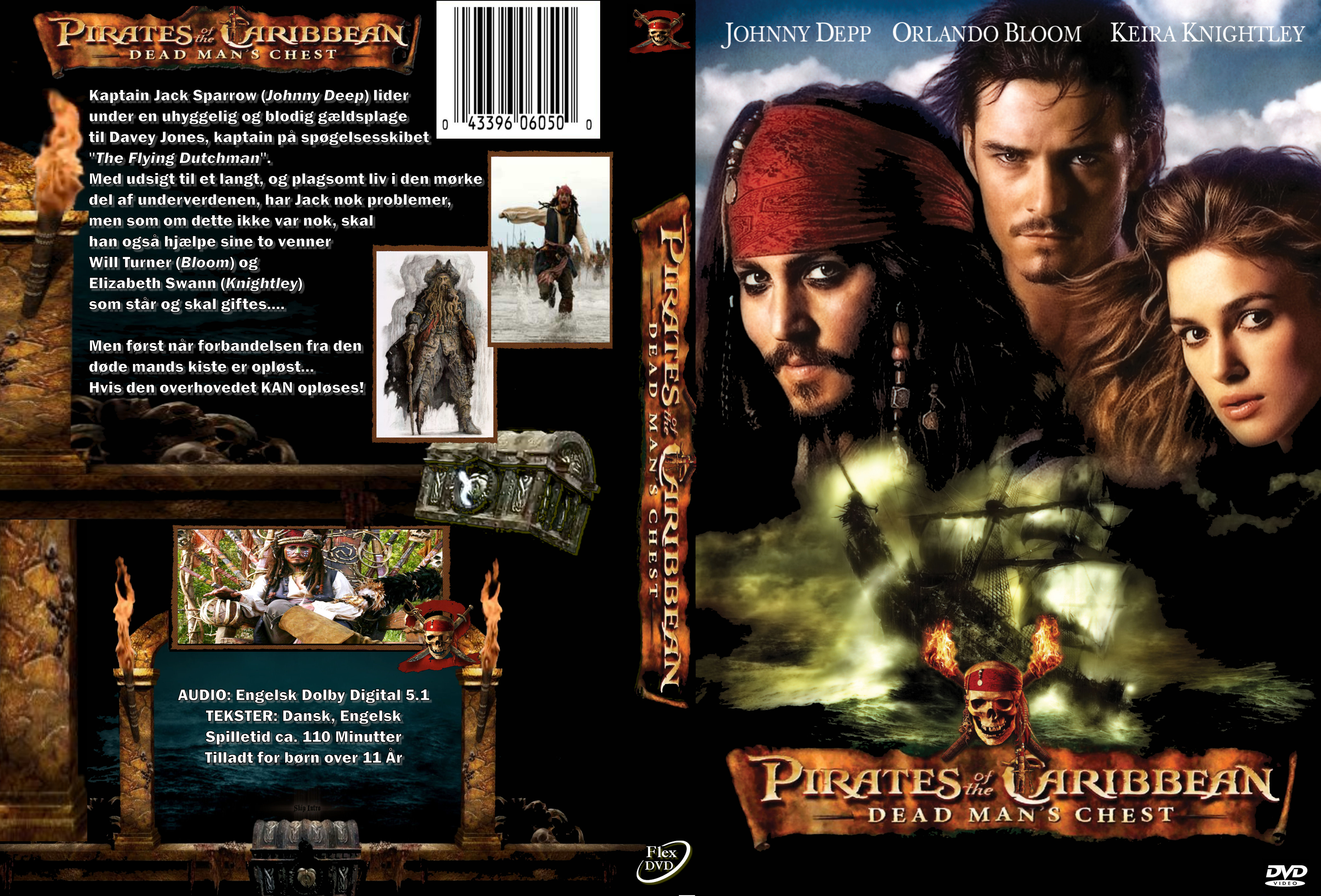 COVERS.BOX.SK ::: Pirates of the Caribbean 2 (2005) - high quality DVD ...