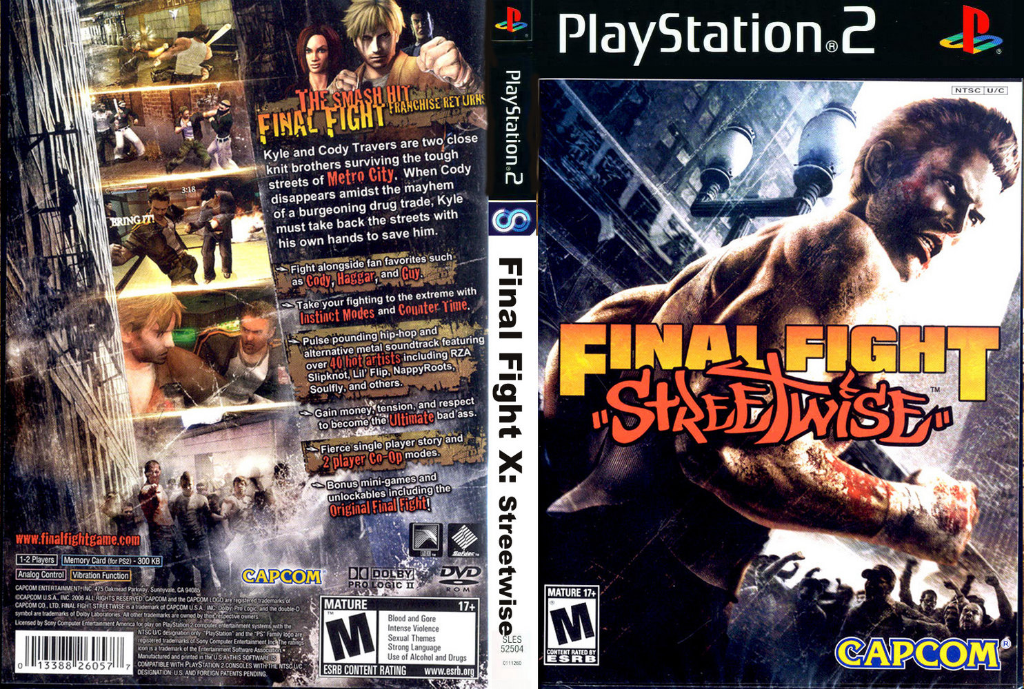 COVERS.BOX.SK ::: ps2 cover for final fight streetwise - high