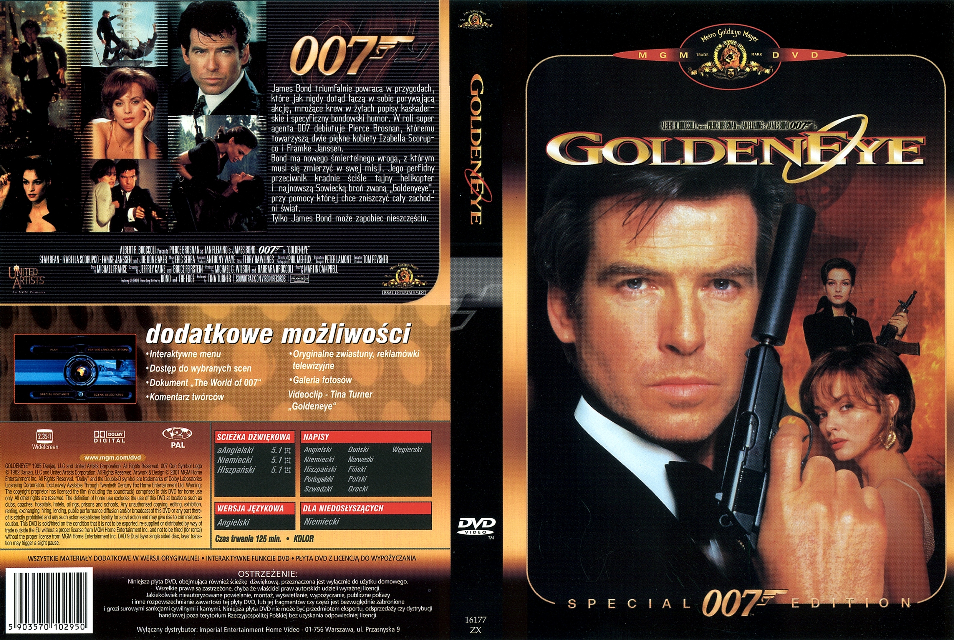 COVERS.BOX.SK ::: 007 - Goldeneye - high quality DVD / Blueray / Movie