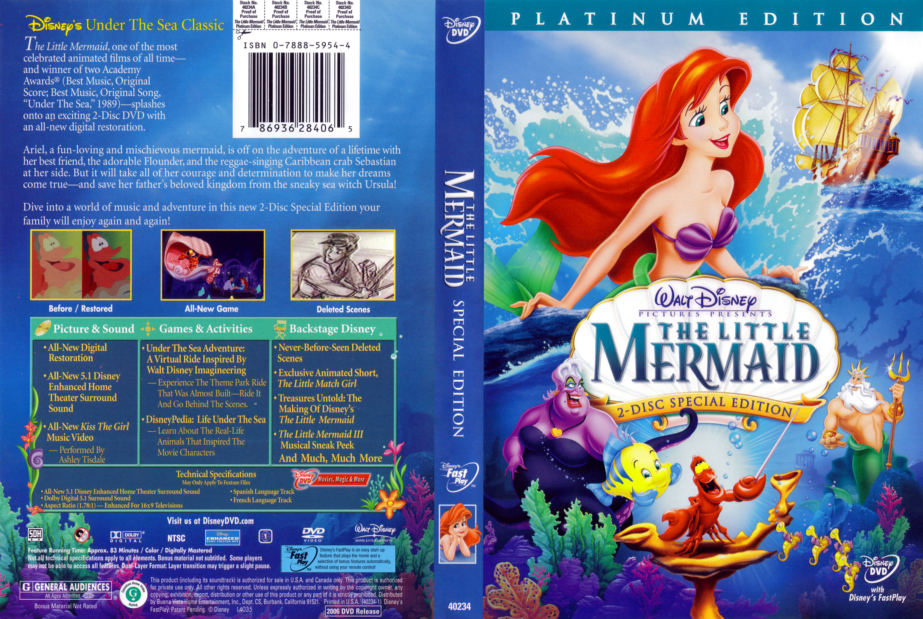 the little mermaid 3 dvd cover