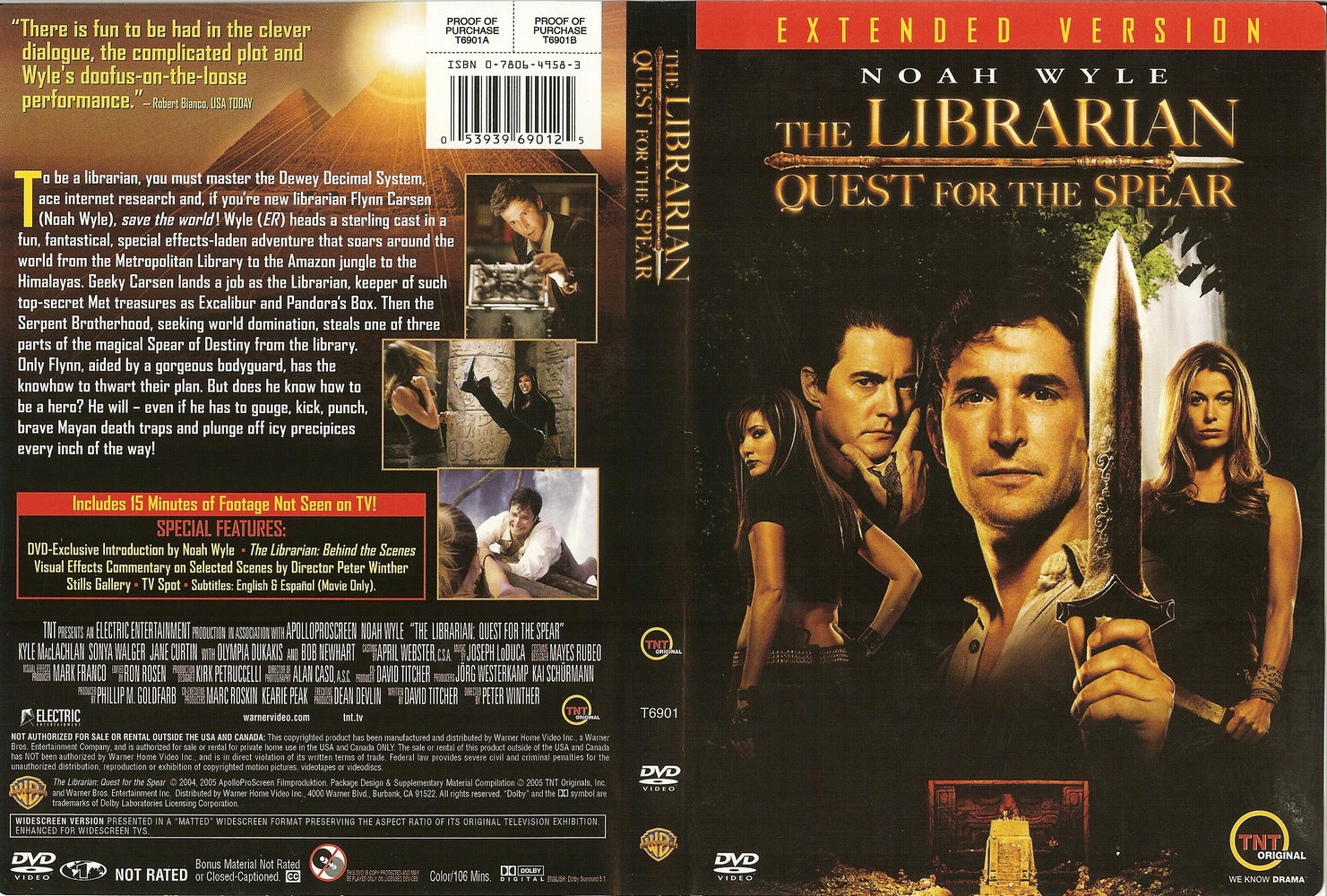 the librarian quest for the spear dvd cover