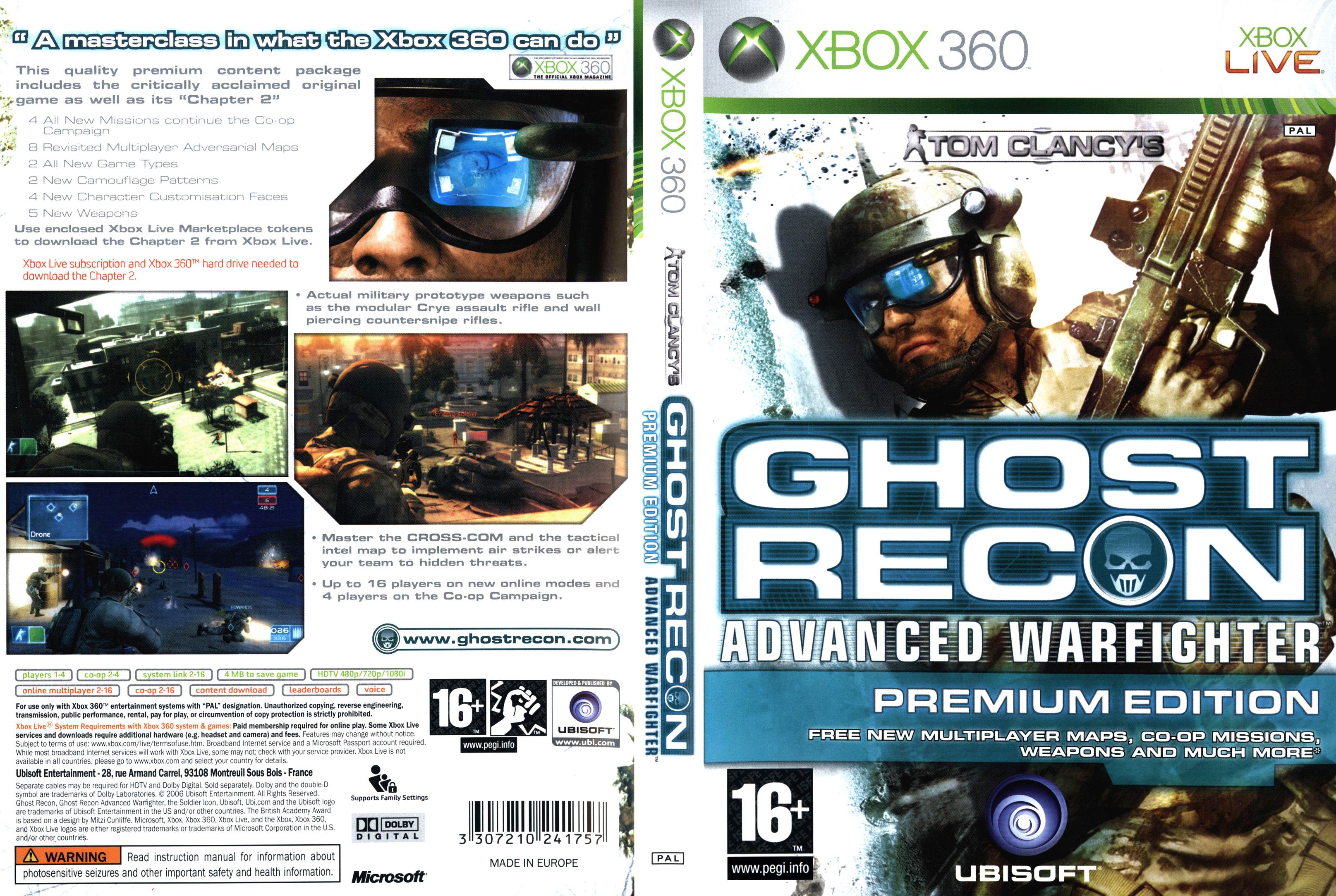 Ubisoft игры xbox. Ghost Recon Warfighter Xbox 360. Ghost Recon Advanced Warfighter 2 Xbox 360. Tom Clancy's Ghost Recon Advanced Warfighter 2 Xbox 360 обложка. Ghost Recon Advanced Warfighter Xbox 360.