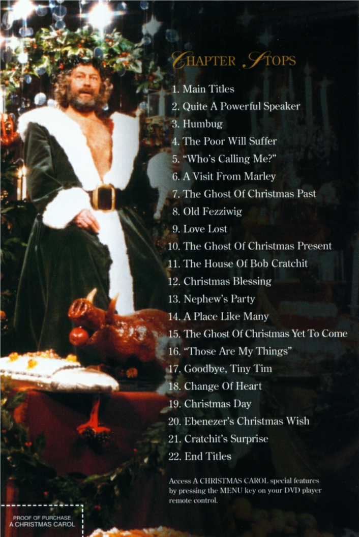 COVERS.BOX.SK ::: A Christmas Carol - George C. Scott Inlay - high quality DVD / Blueray / Movie