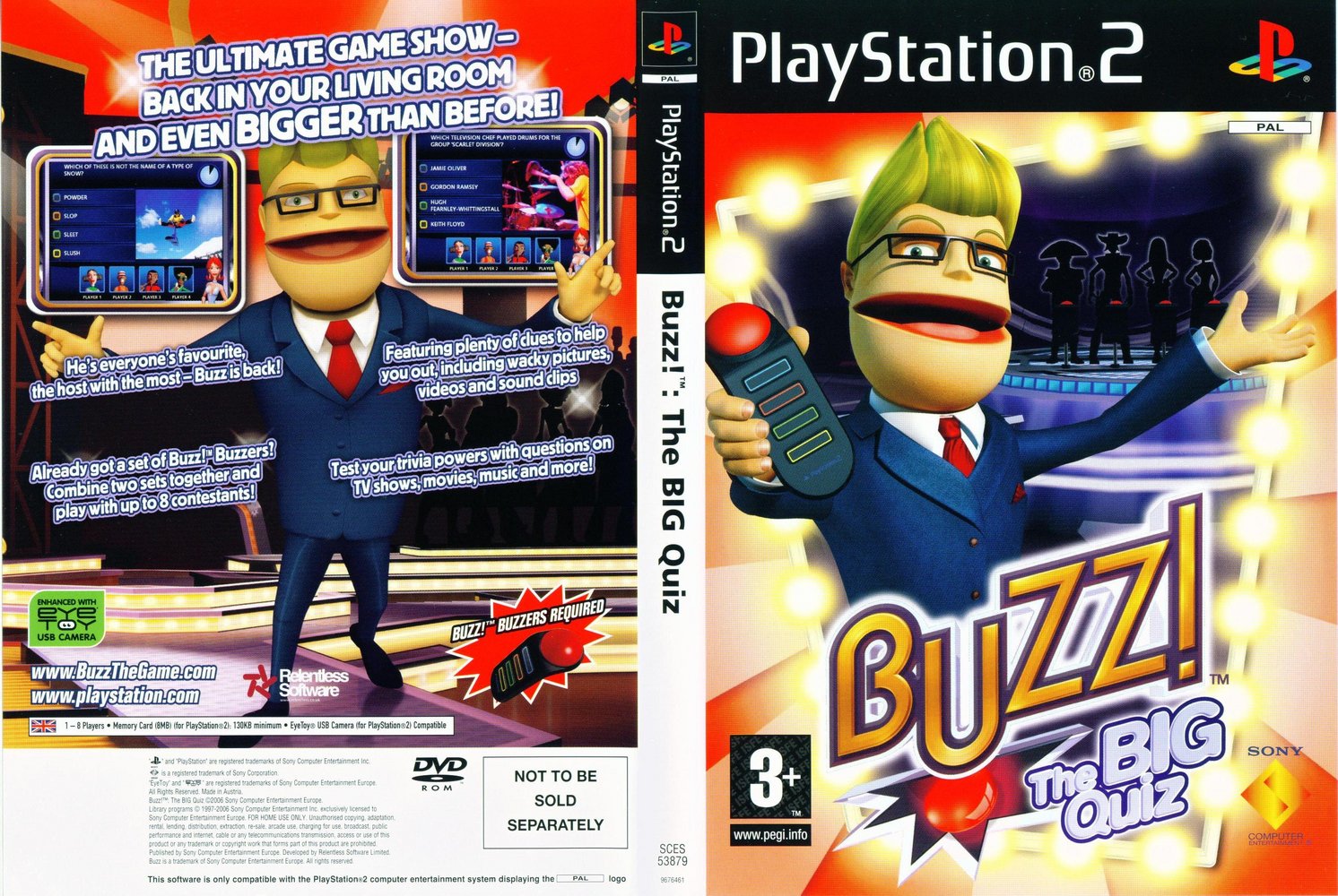 その他 QUIZ(2) [DVD] COVERS.BOX.SK ::: Buzz! The BIG Quiz - high quality DVD / Blueray