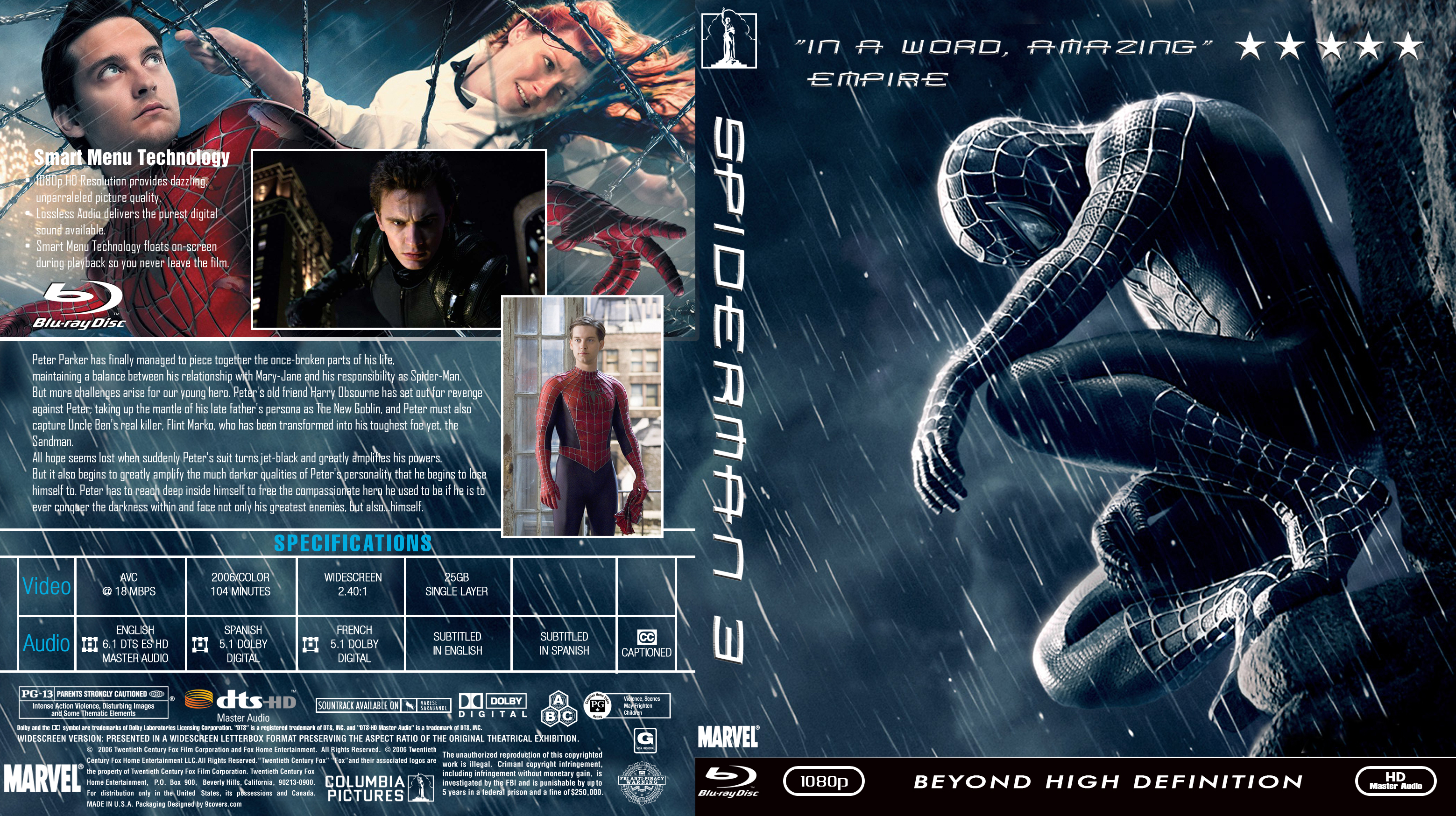  ::: Spider-Man 3 Blu-Ray - high quality DVD / Blueray / Movie