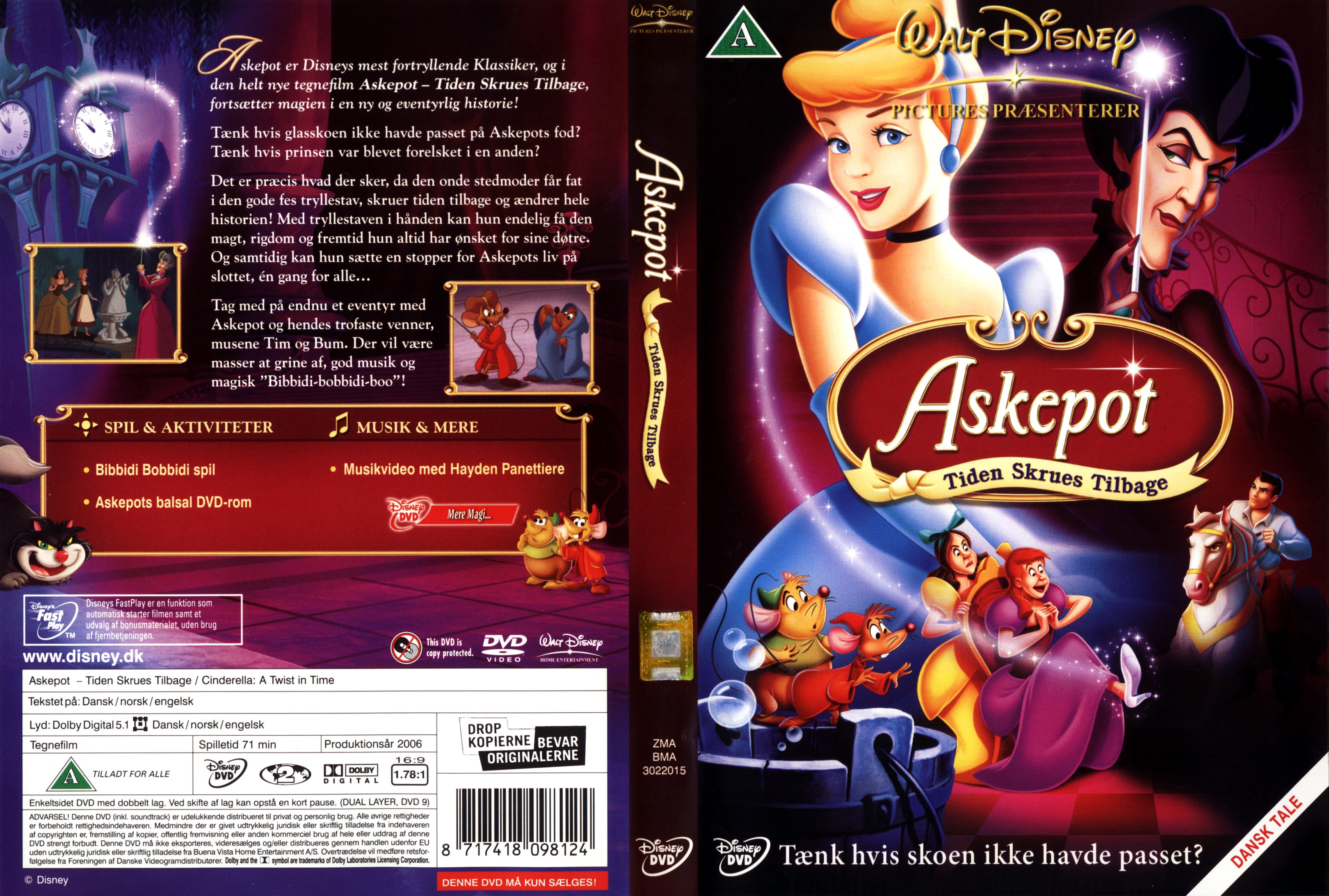 COVERS.BOX.SK ::: Askepot Skrues Tilbage - high quality DVD / / Movie