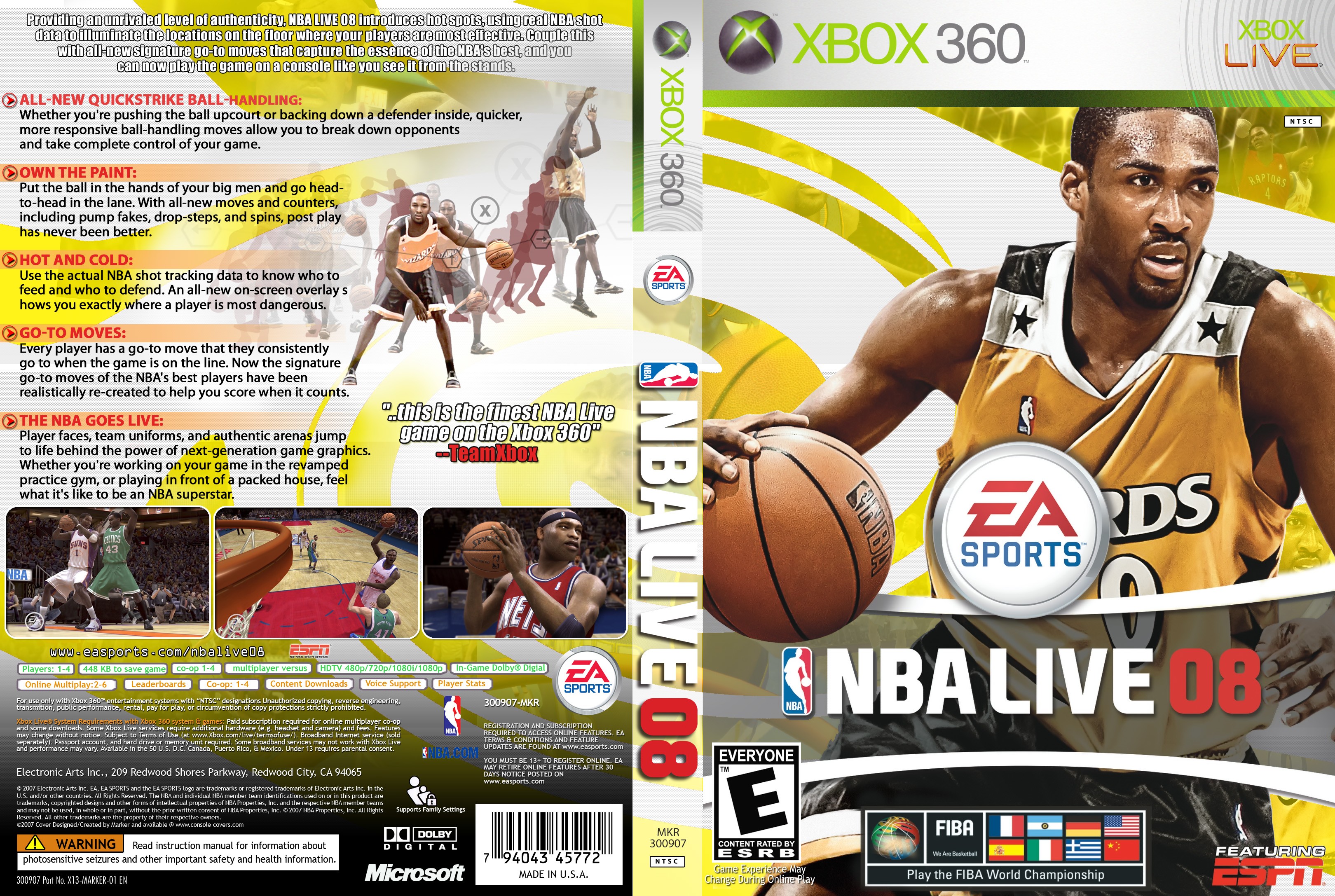 COVERS.BOX.SK NBA live 08