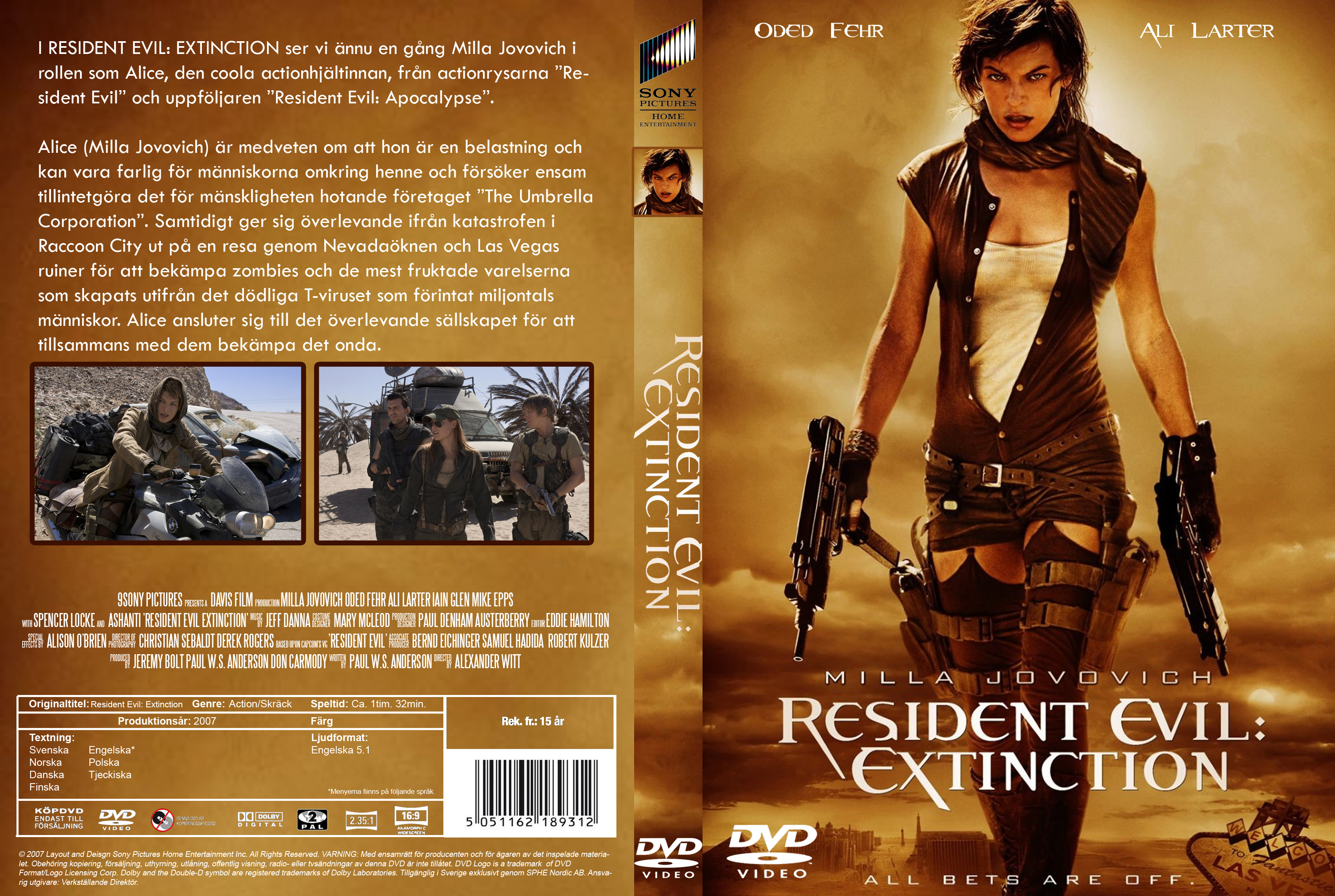 Resident Evil: Extinction - front.