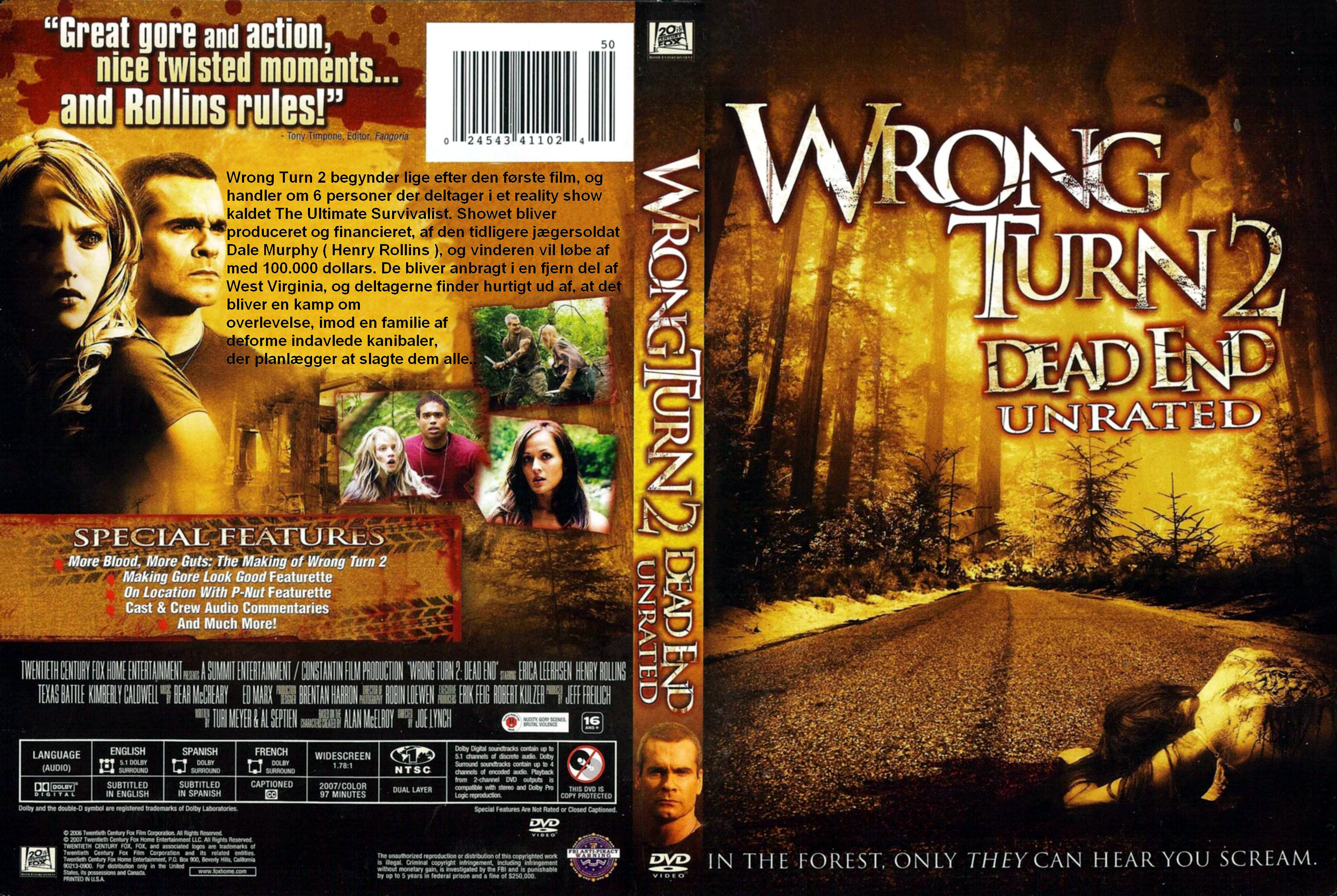 the wrong turn 2 full movie