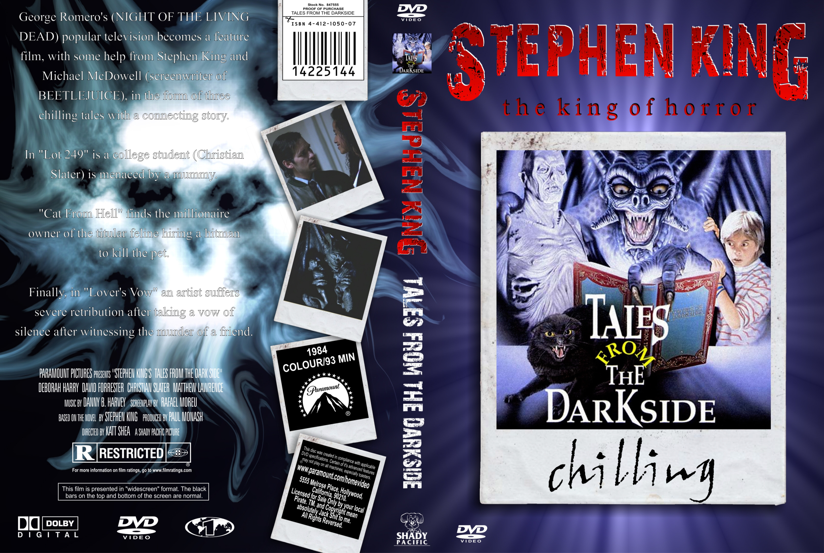 Stephen king??s Tales From The Darkside - front back.