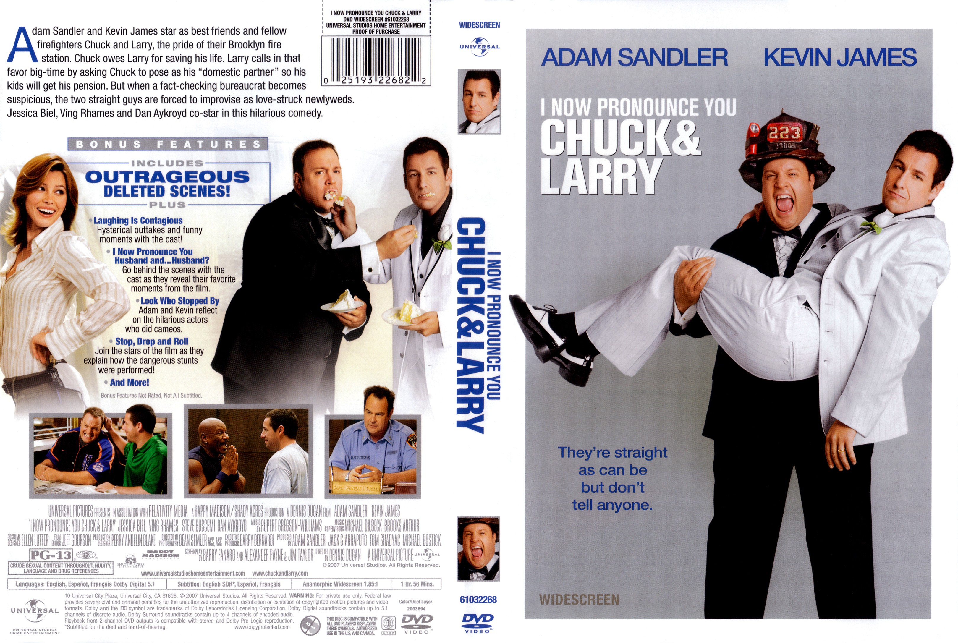 I Now Pronounce You Chuck & Larry - front back.