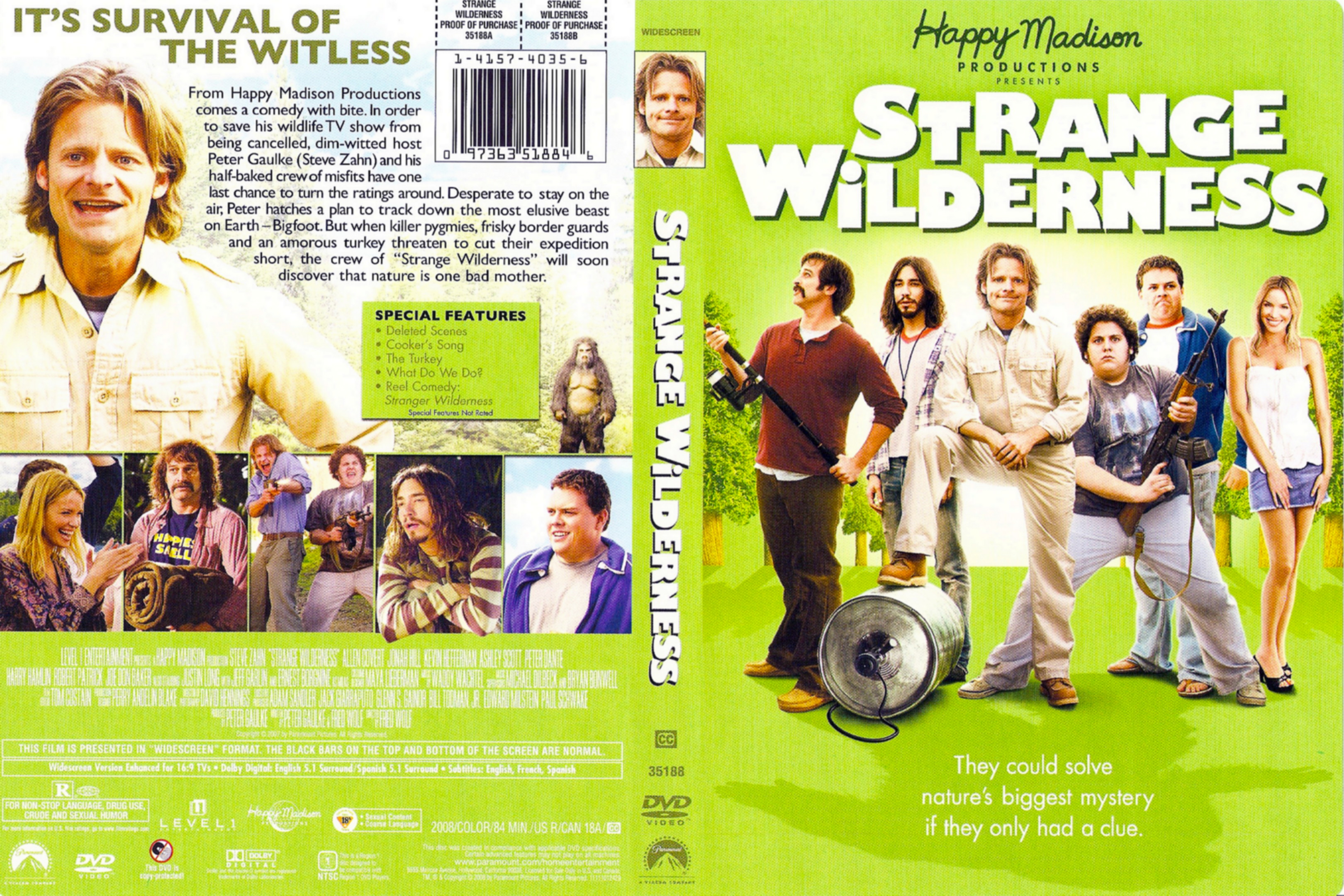 Strange Wilderness (2008) - front back.