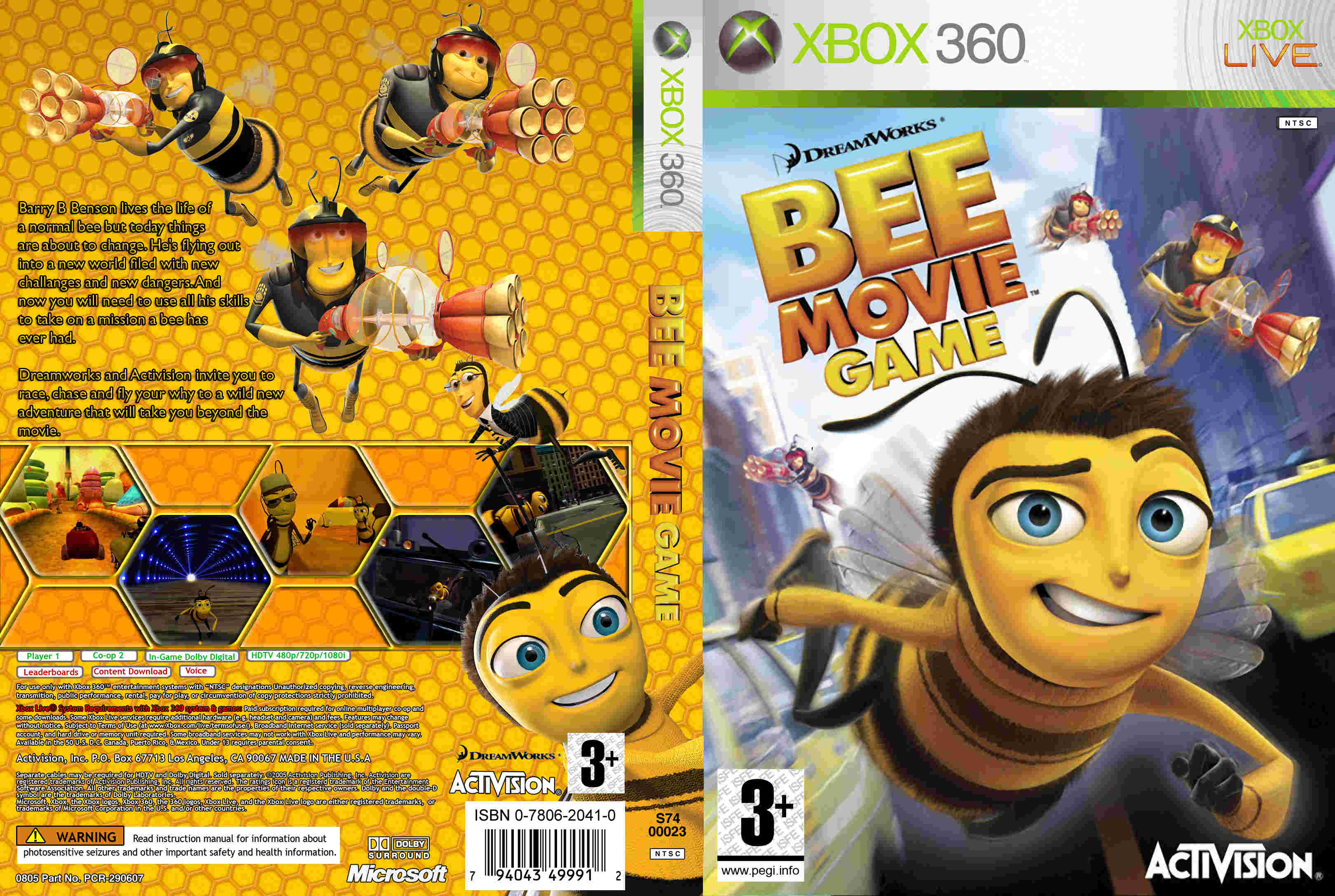 COVERS.BOX.SK ::: Bee Movie (xbox 360) - high quality DVD / Blueray / Movie.