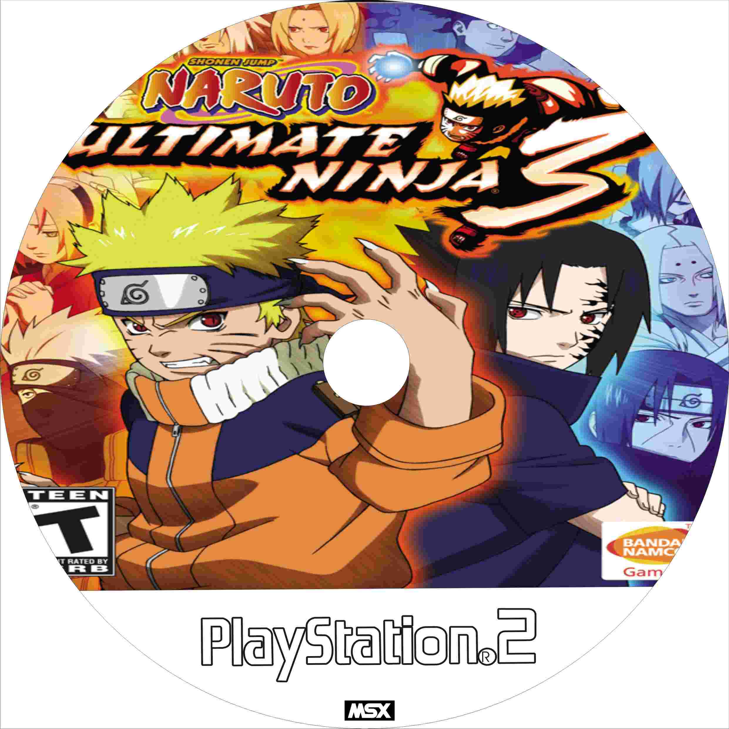 COVERS.BOX.SK ::: naruto ultimate ninja 3 - high quality DVD