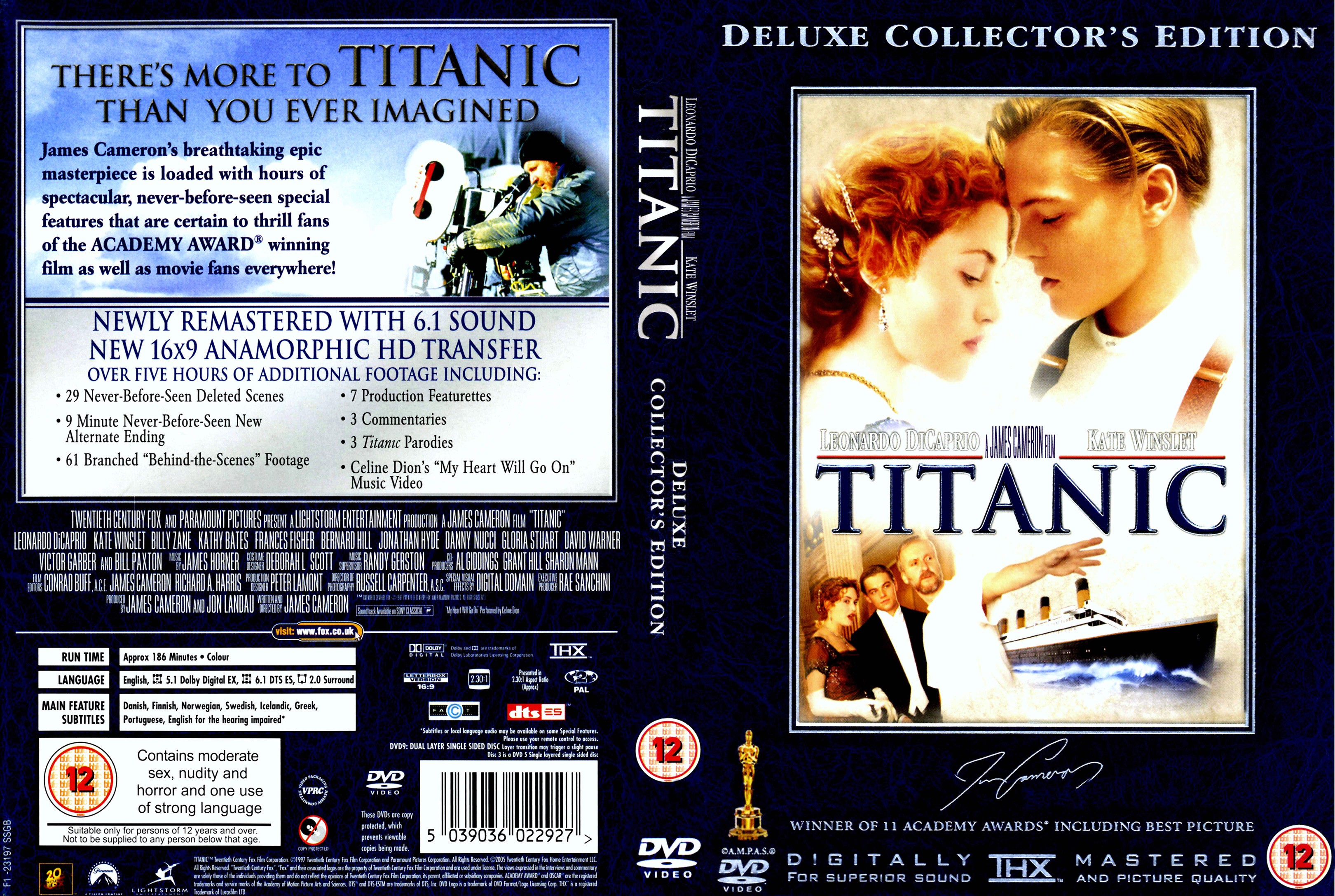  ::: Titanic _ Deluxe _ Collectors _ Edition - high quality DVD  / Blueray / Movie