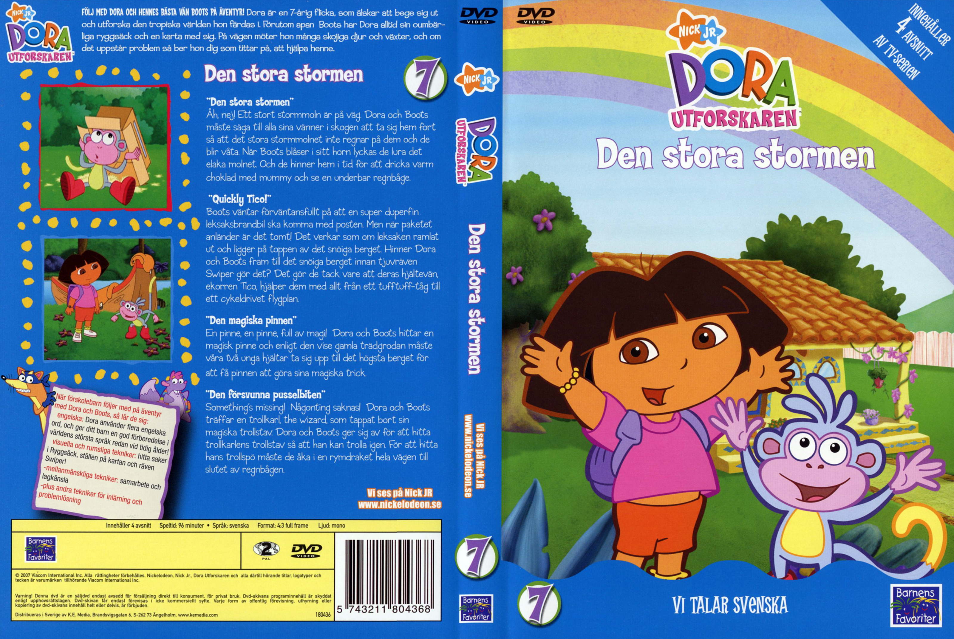 Dora utforskaren - Den stora stormen - front.