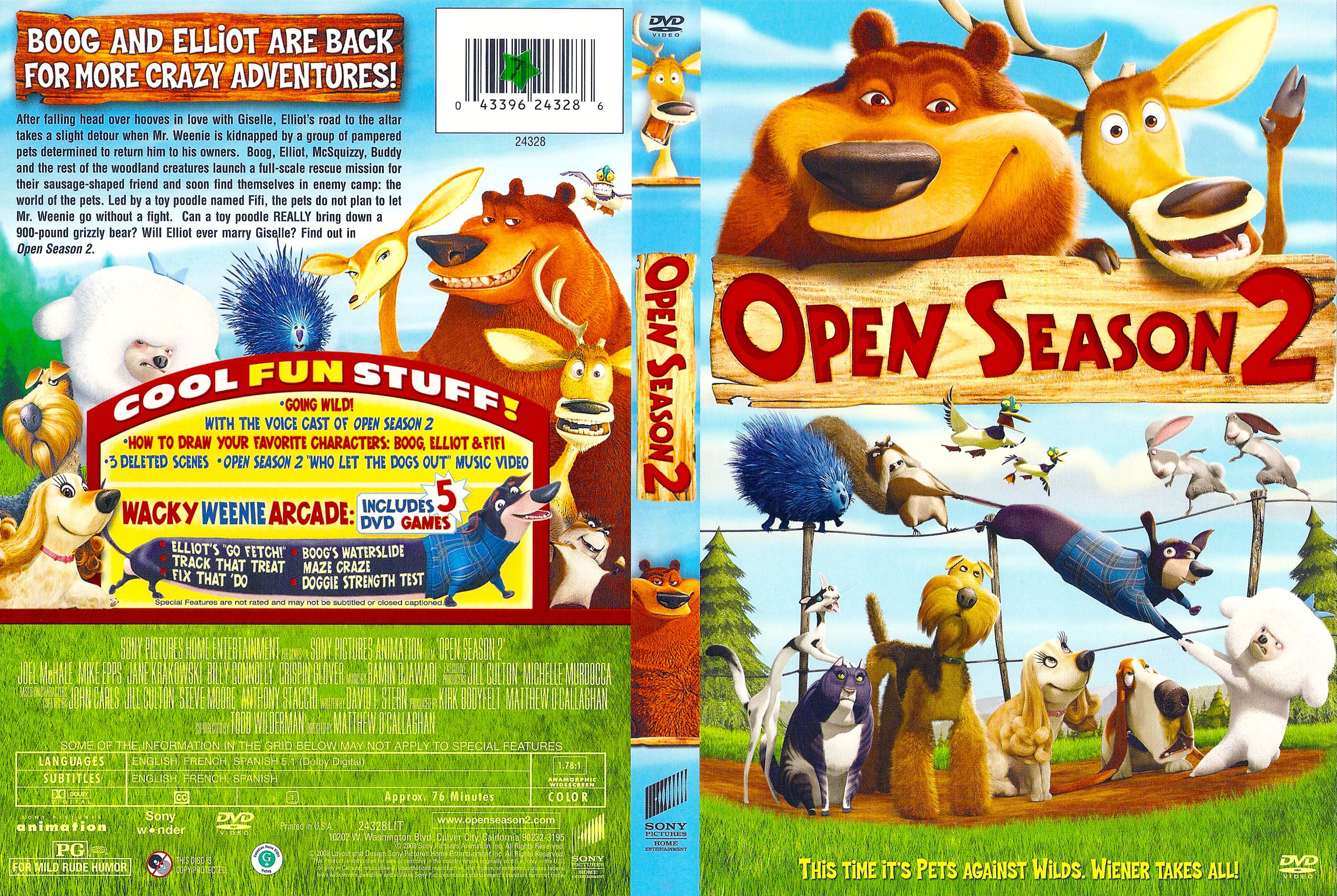 Open season 2 dvd menu