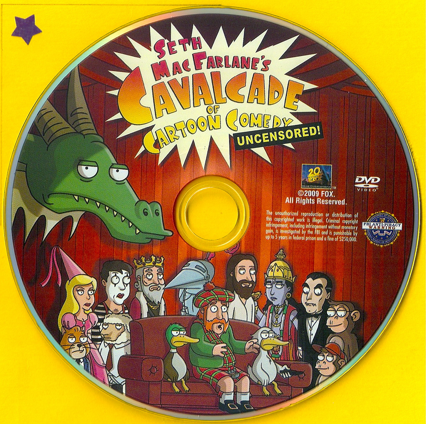  ::: Seth MacFarlane\'s Cavalcade Of Cartoon Comedy  Uncensored! (2009) - high quality DVD / Blueray / Movie
