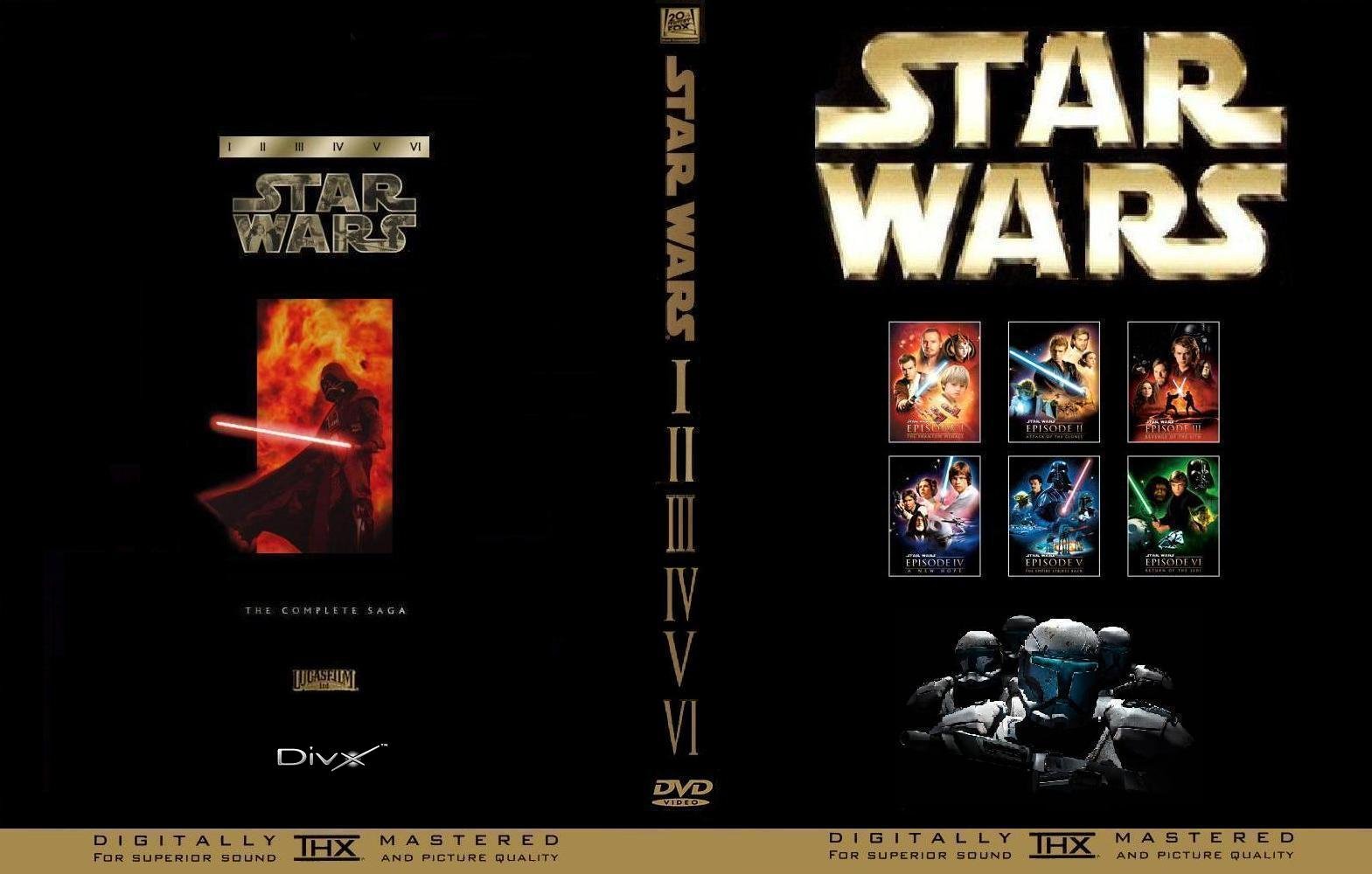 Star Wars Complete Collection Dvd Box Set Trilogy Remastered The Art