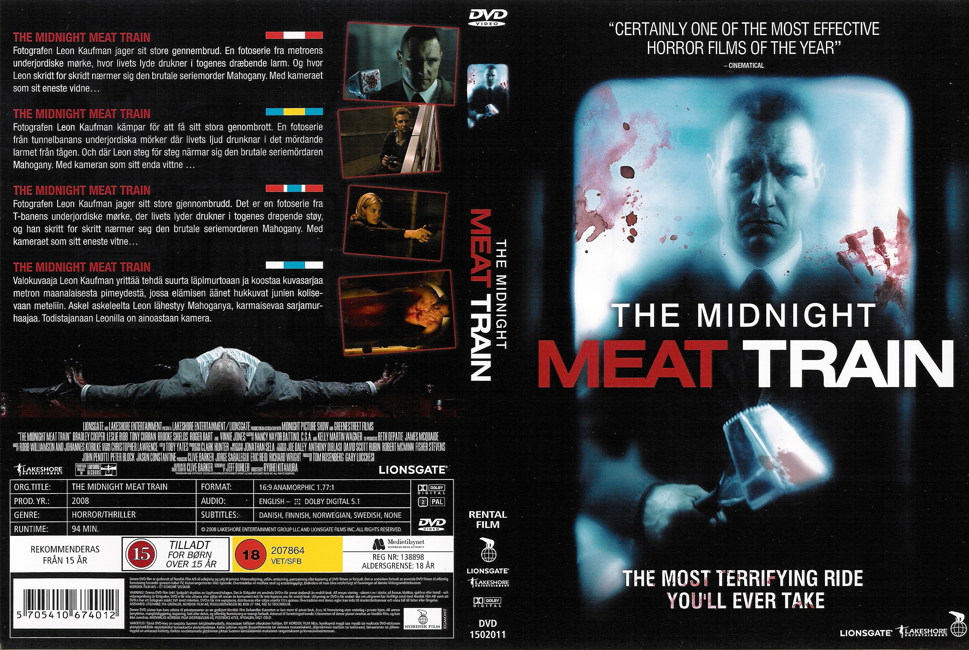COVERS.BOX.SK ::: The Midnight Meat Train - high quality DVD